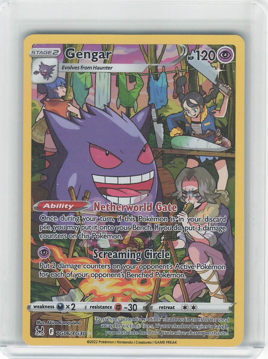 Pokemon TCG Gengar Holo SWSH11: Lost Origin Trainer Gallery TG06/TG30 NM