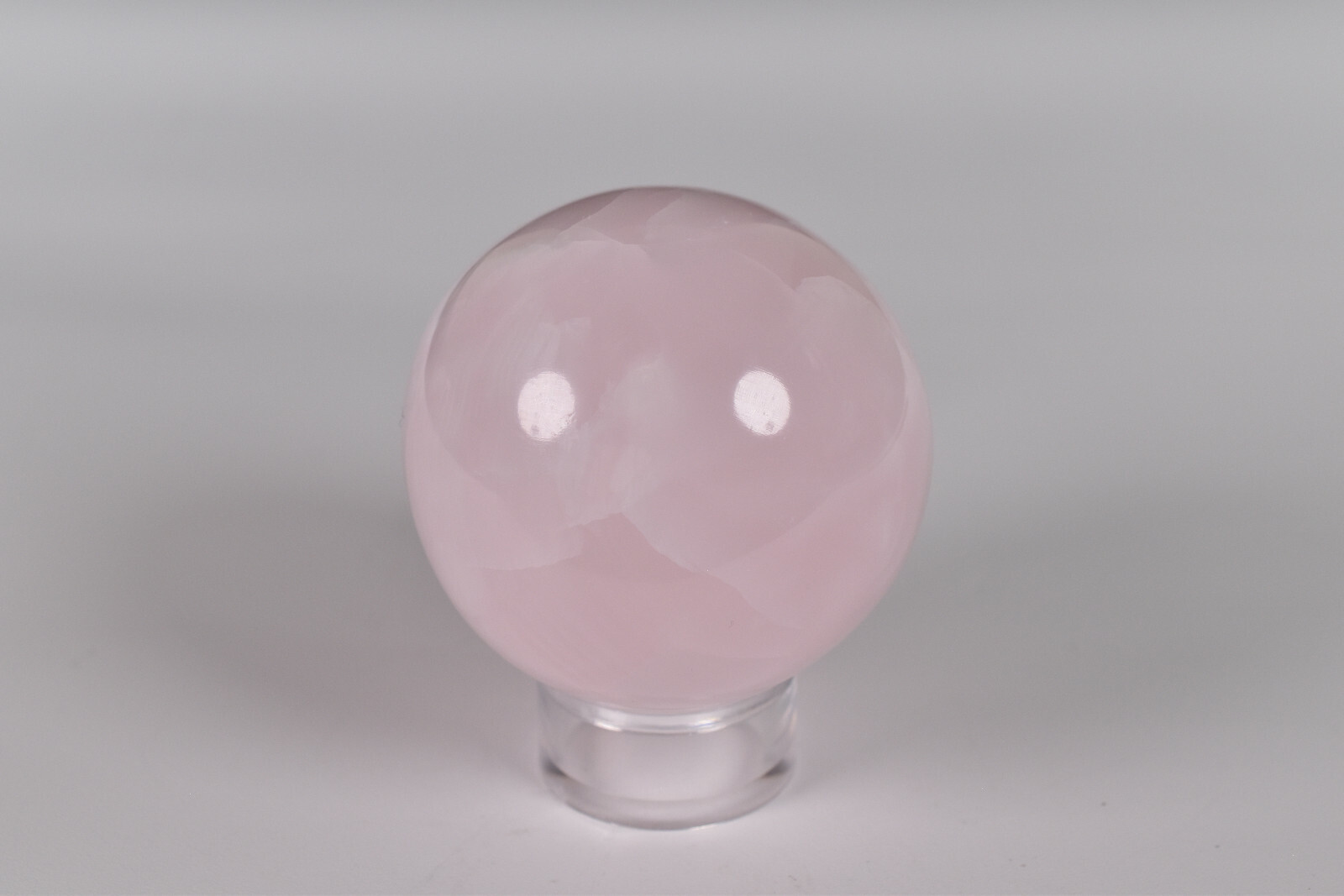 Pink Mangano Calcite Sphere Fluorescent UV Reactive from Pakistan 4.9 cm # S1