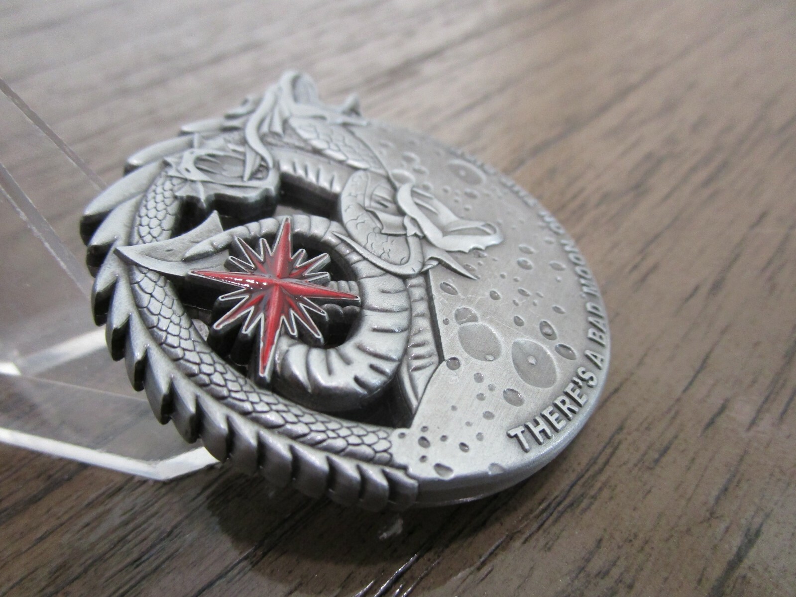 Central Intelligence Agency CIA NGA IC Black OPS SIGINT Bad Moon Challenge Coin