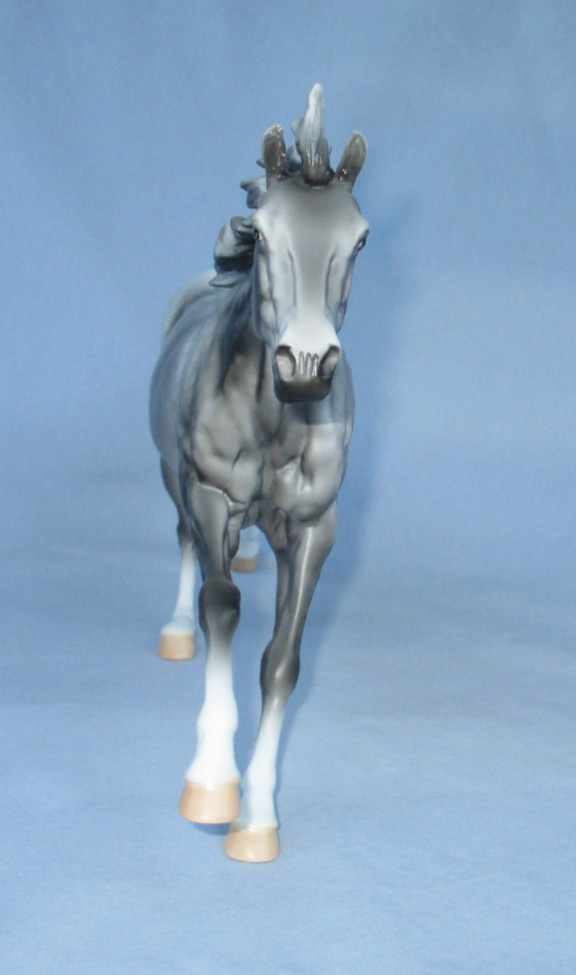 Peter Stone Horse Silver Storm Volo matte Dapple Grey mustang mare 1/15 non deco