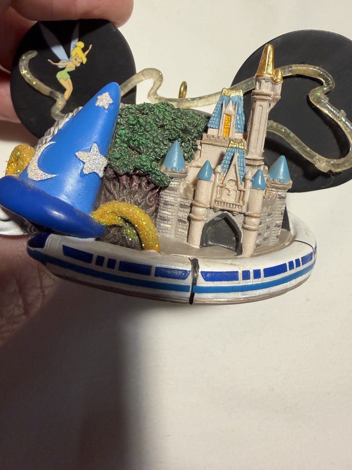 Walt Disney World Four Parks One World Mickey Ear Hat Ornament