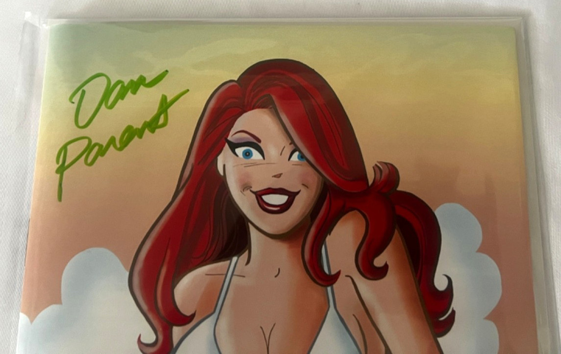 Cheryl Blossom Betty & Veronica Pin-Up SIGNED CARDSTOCK Variant Dan Parent COA