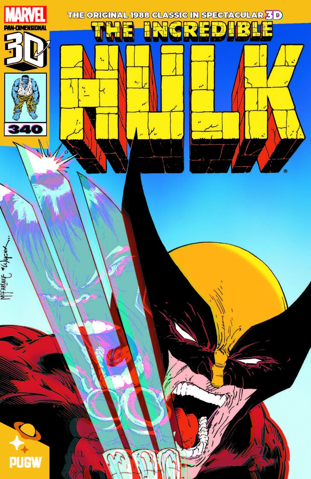Incredible Hulk #340 Pan Dimensional 3D Edition