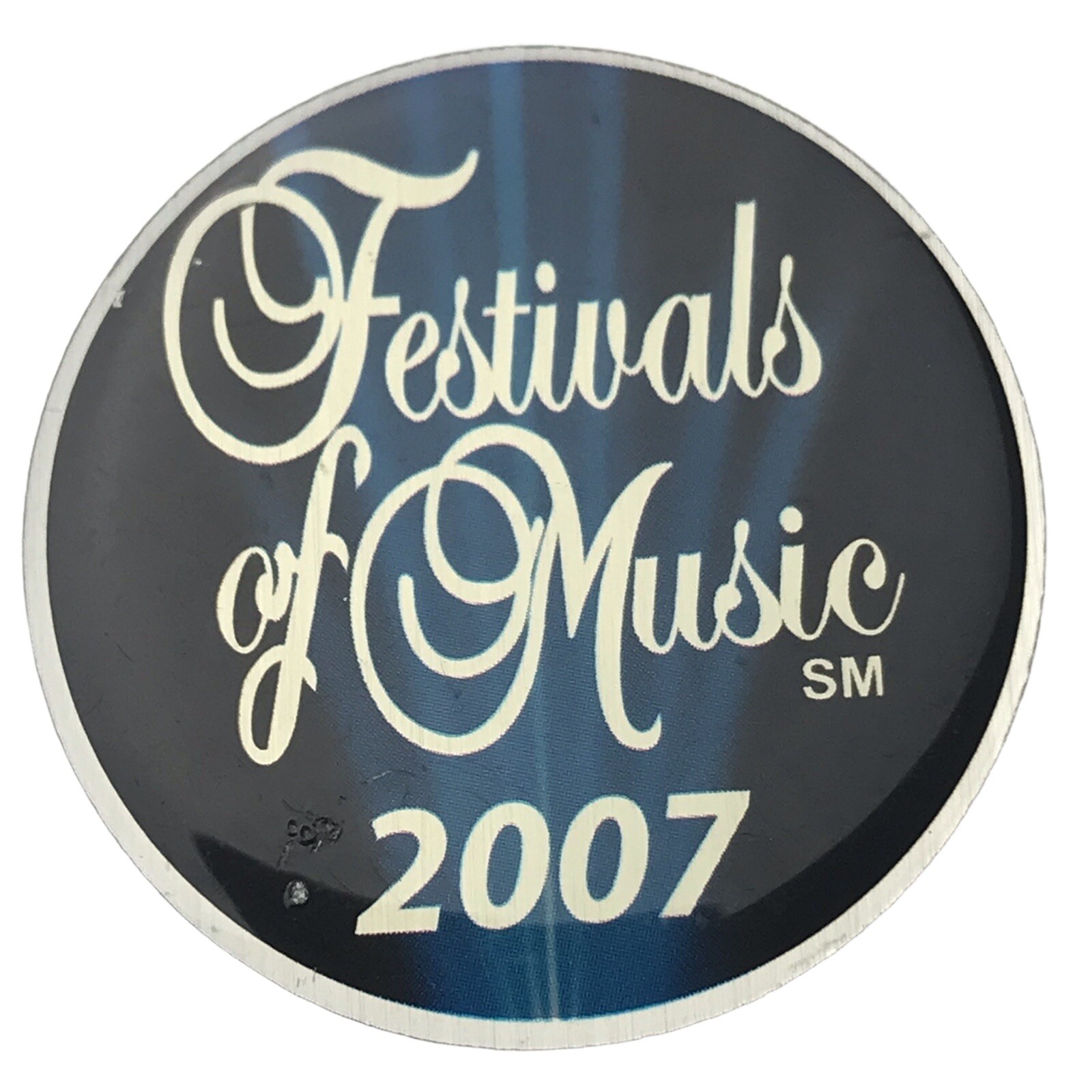 Festivals Of Music 2007 Pin Brooch Souvenir
