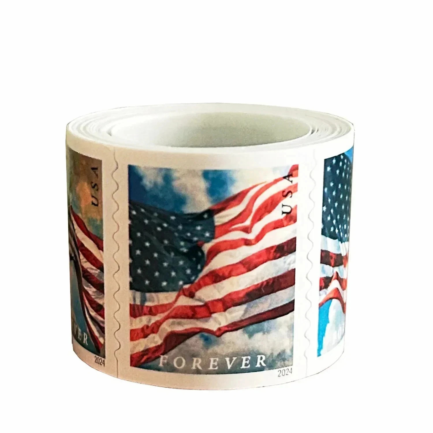 USPS 2024 U.S. Flag Forever Stamps-Coil Of 100-Unopened-Ebay Approved Seller