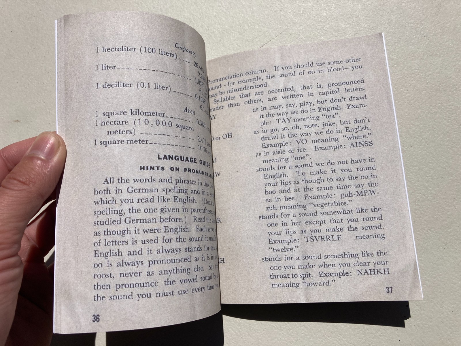 United States Army Pocket Guide to Germany, 1944 World War 2 / U.S Gov Printing