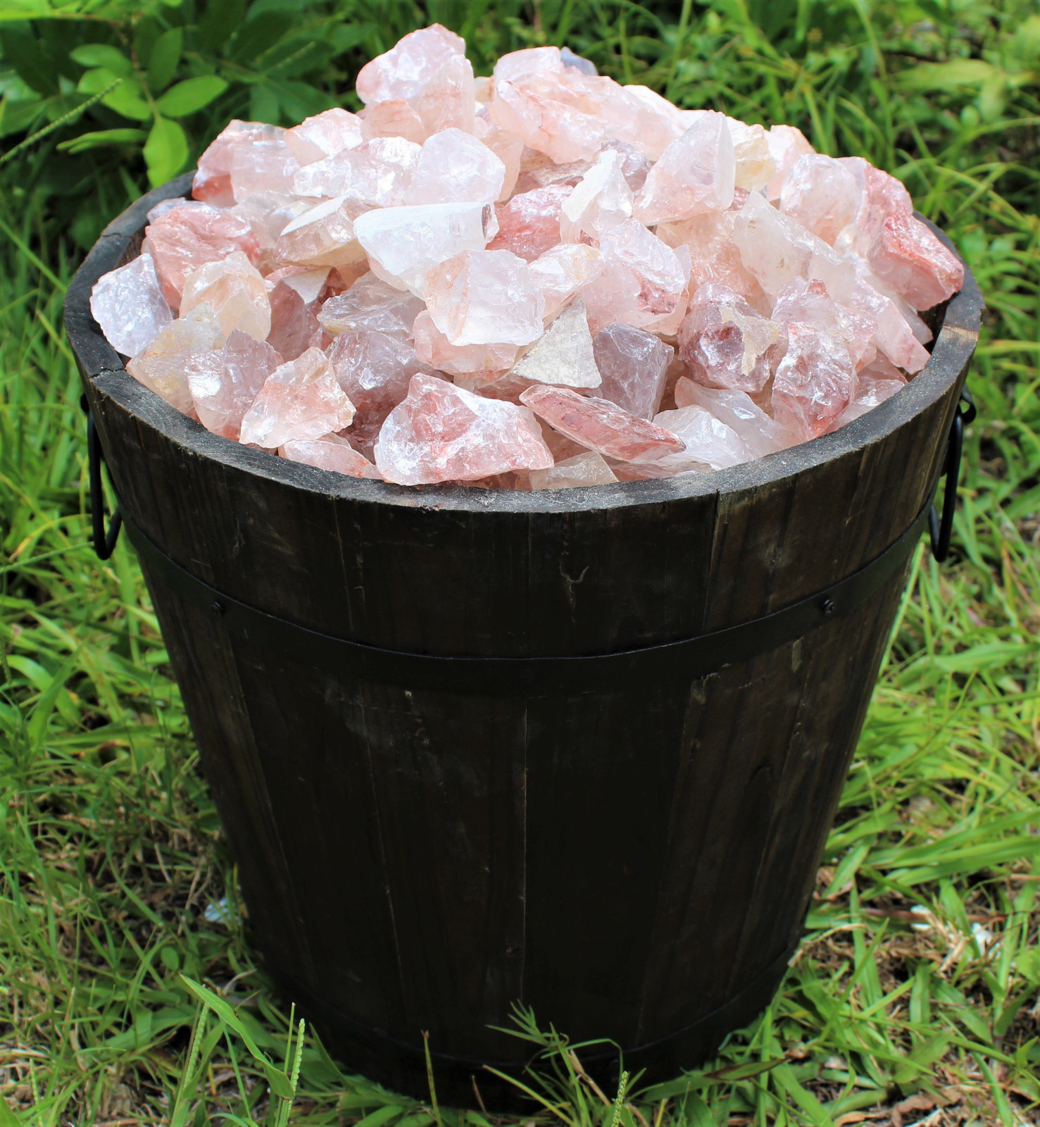 1/2 lb Bulk Lot Natural Rough Fire Quartz Crystal, Raw Hematoid Mineral (8 oz)