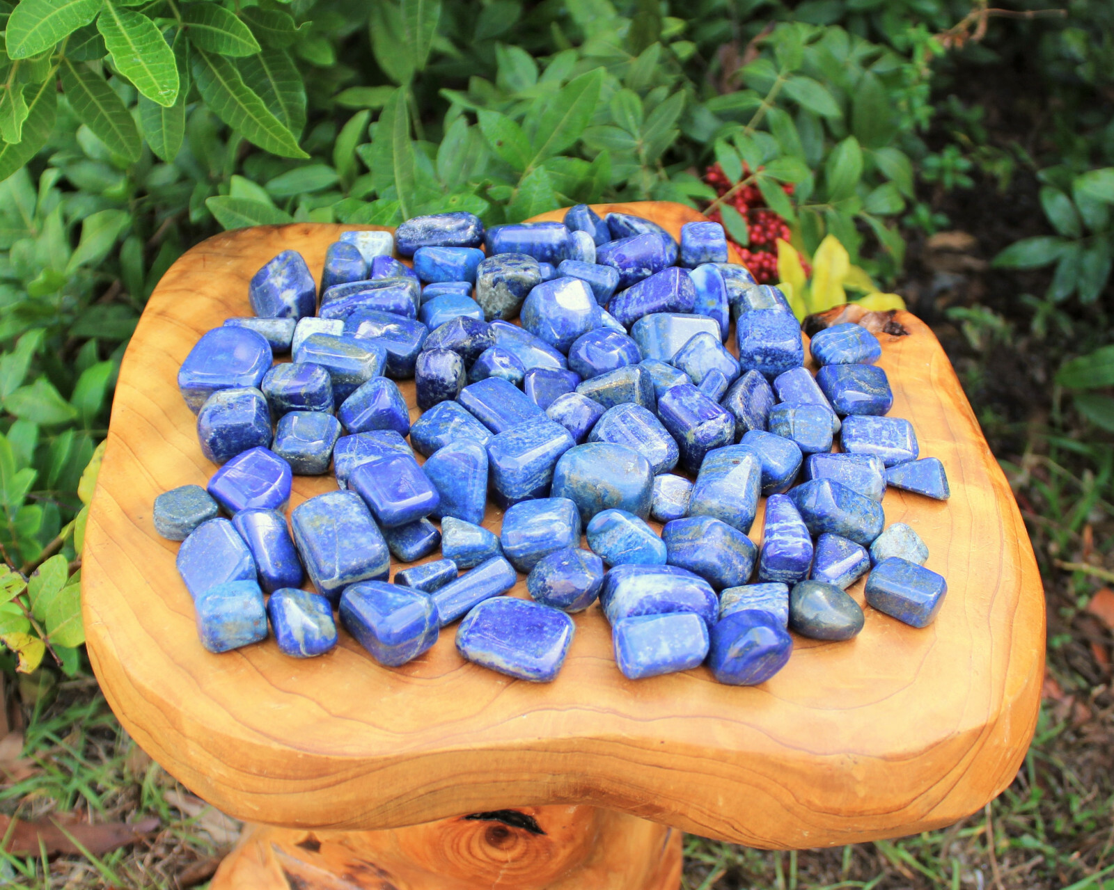 Lapis Lazuli Tumbled Stone: 1 Premium ‚A‘ Grade Large Tumble Stone