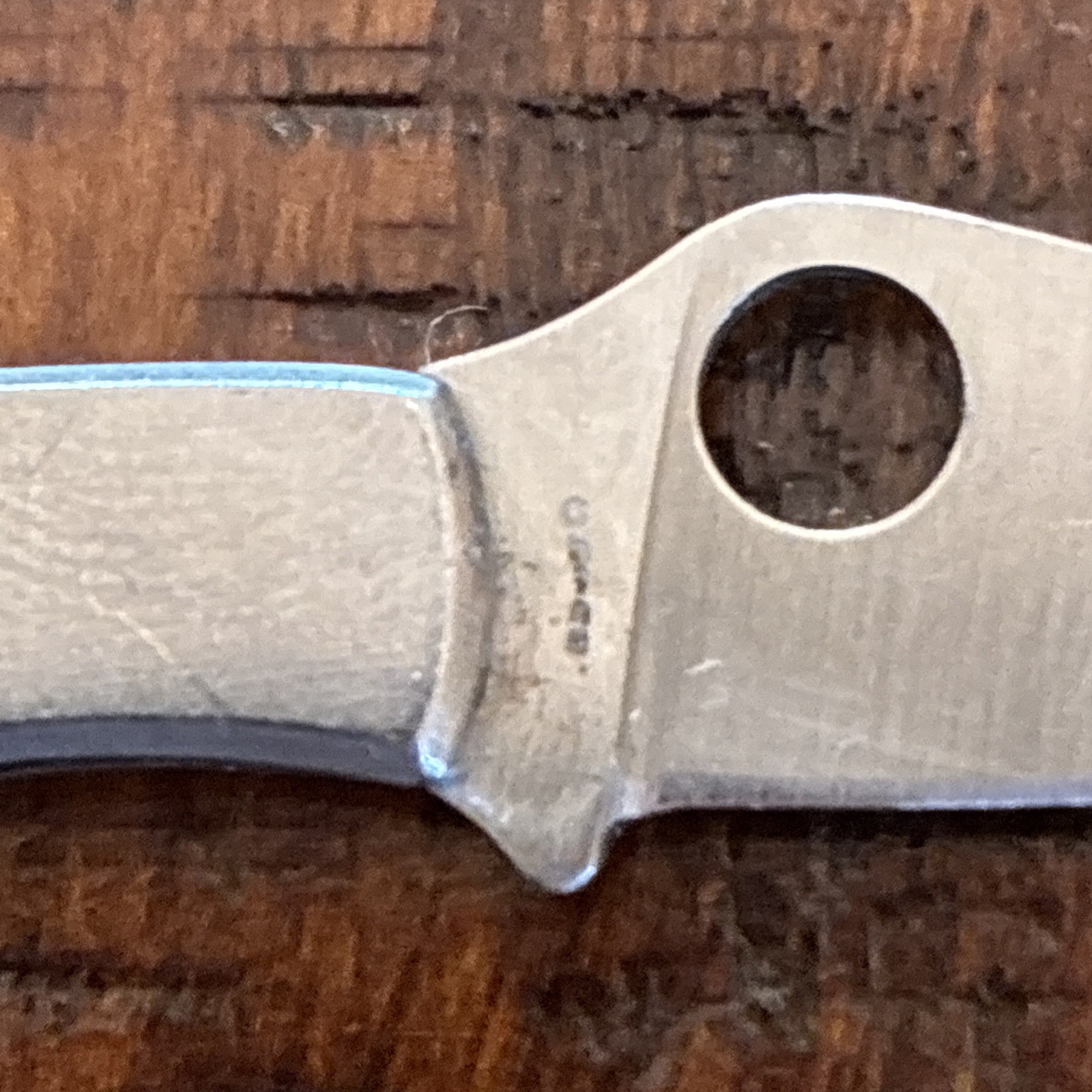 Spyderco Bug SS Slip Stainless Steel Handle Joint Plain Edge Folding Knife