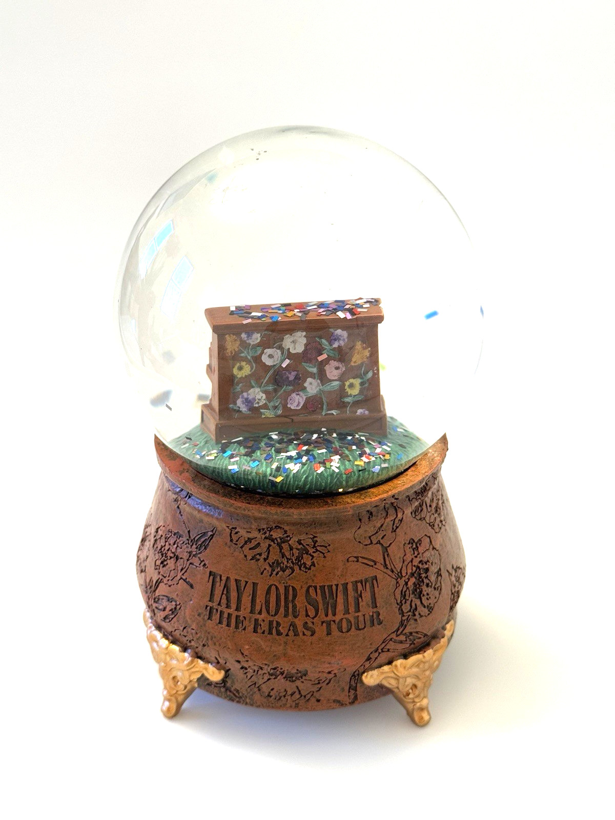 Taylor Swift The Eras Tour Acoustic Piano Snow Globe Official Merchandise