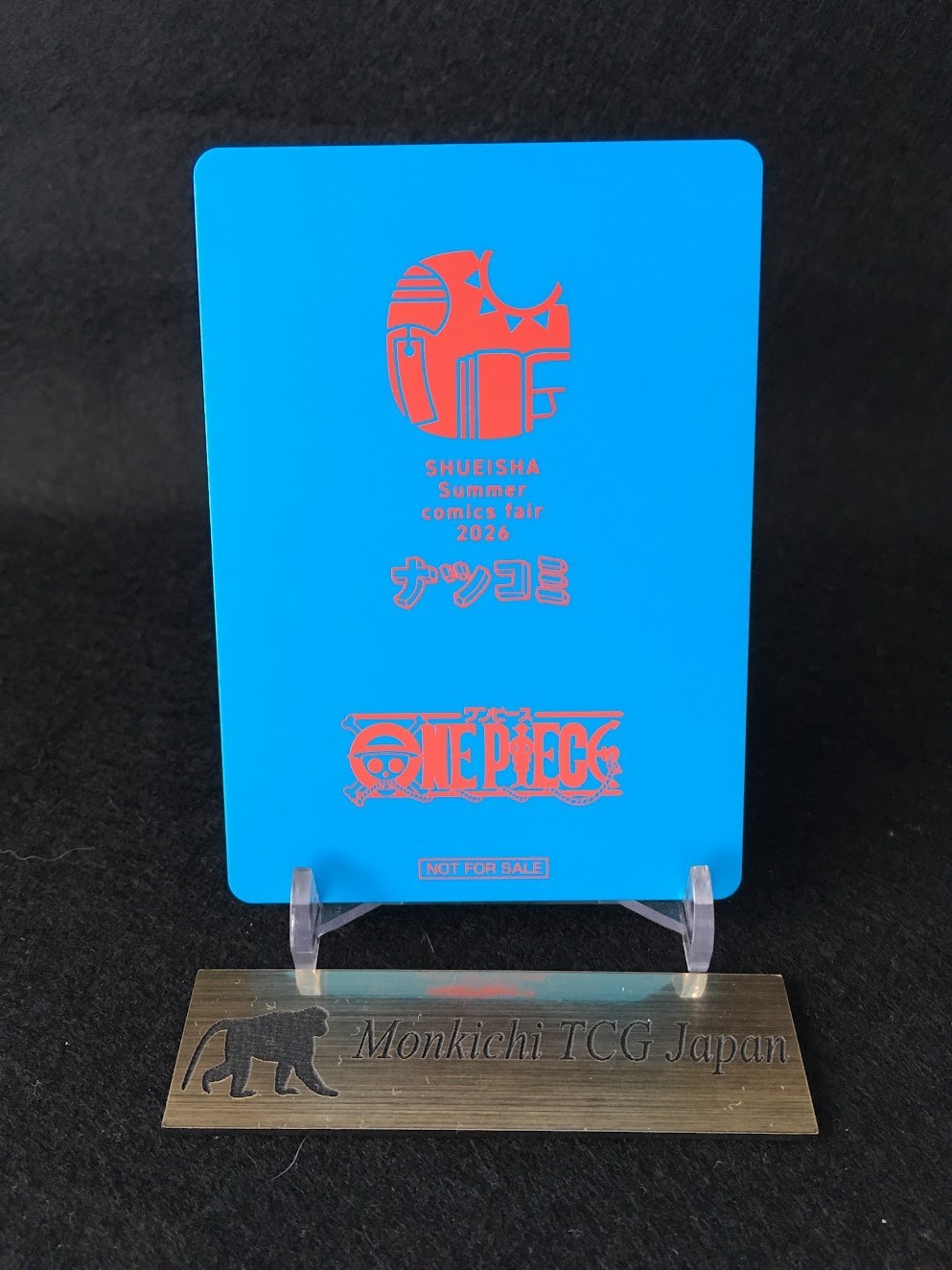 One Piece NatsuComi 2026 Metakira Card Eiichiro Oda Summer Comics Fair Promo NM