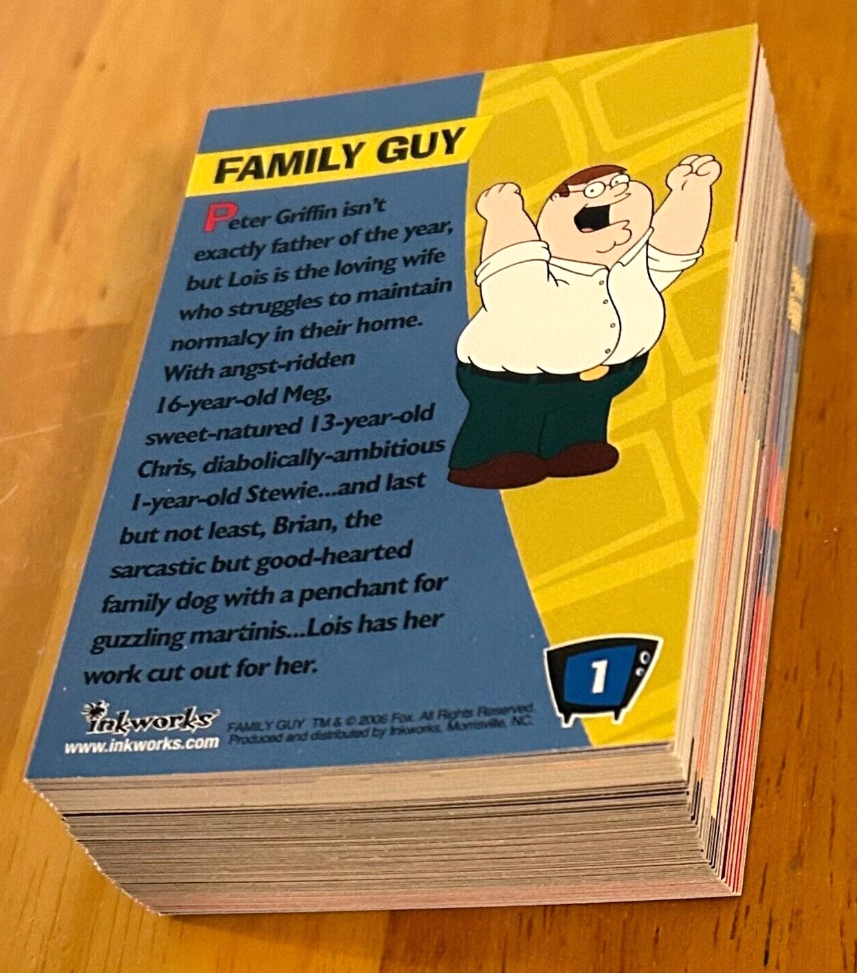 *72 CARDS* FAMILY GUY SEASON 2 / 2006​ COMPLETE 72 TRADING CARD BASE SET