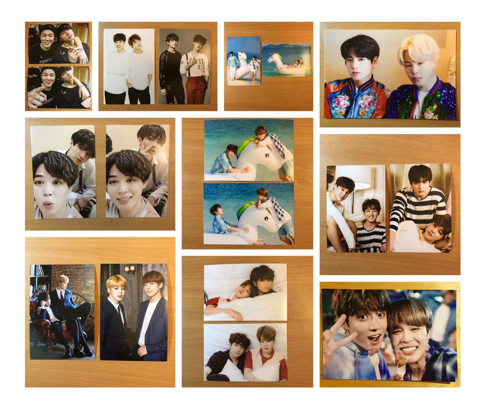 Unbranded Selfmade 4″x6″ Printed Photos – Jikook Series