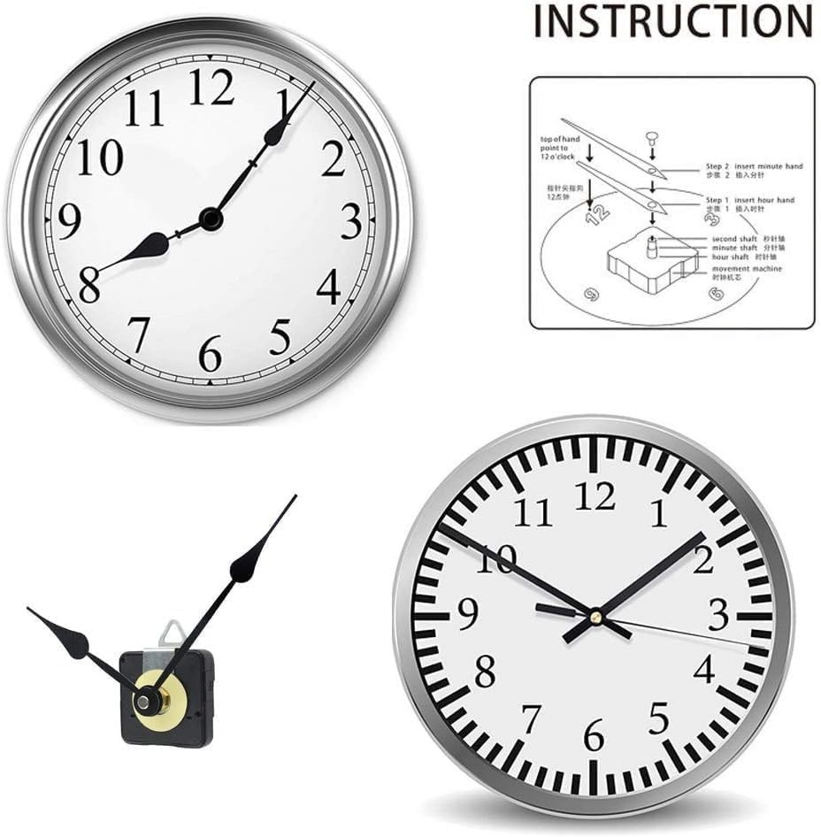 Ultra Silent 12mm Clock Movement Replacement Kit – DIY Repair Parts Included