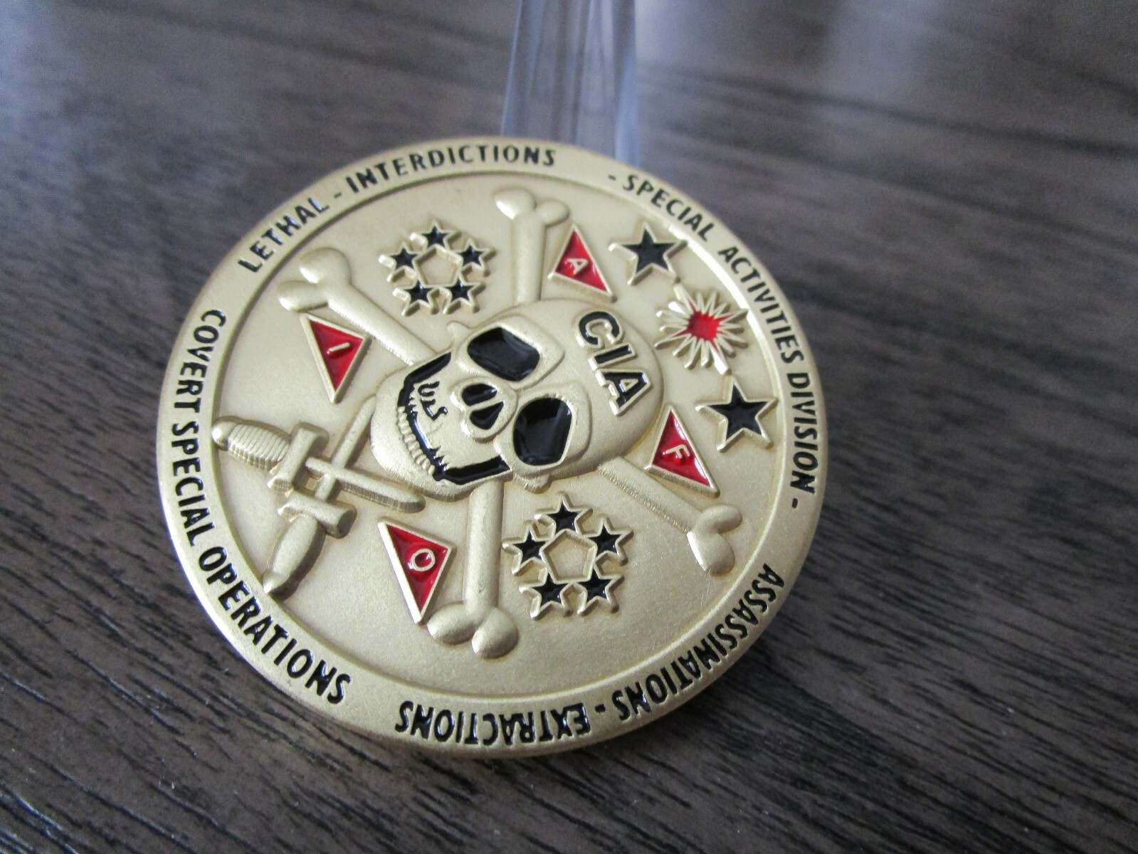 CIA Covert Special Operations Clandestine Service Lethal HUMINT Challenge Coin