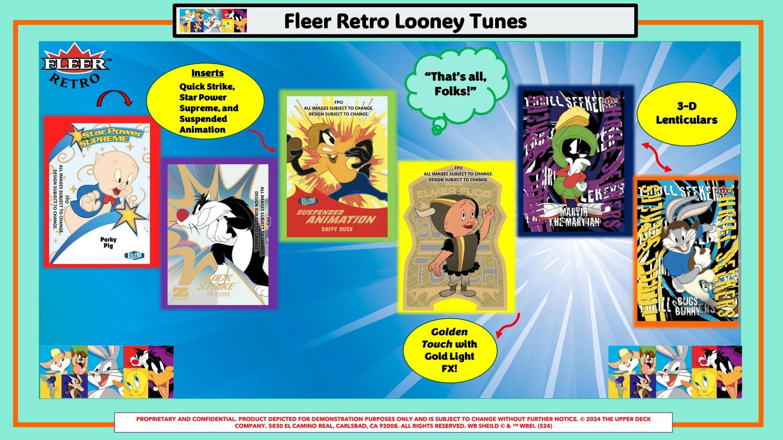 FLEER RETRO LOONEY TUNES HOBBY BOX (UPPER DECK 2024)