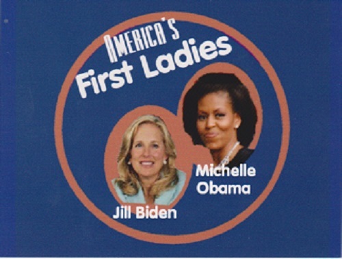 „America’s 1st Ladies“ …Michelle Obama & Jill Biden- (Postcard)-{RB19}