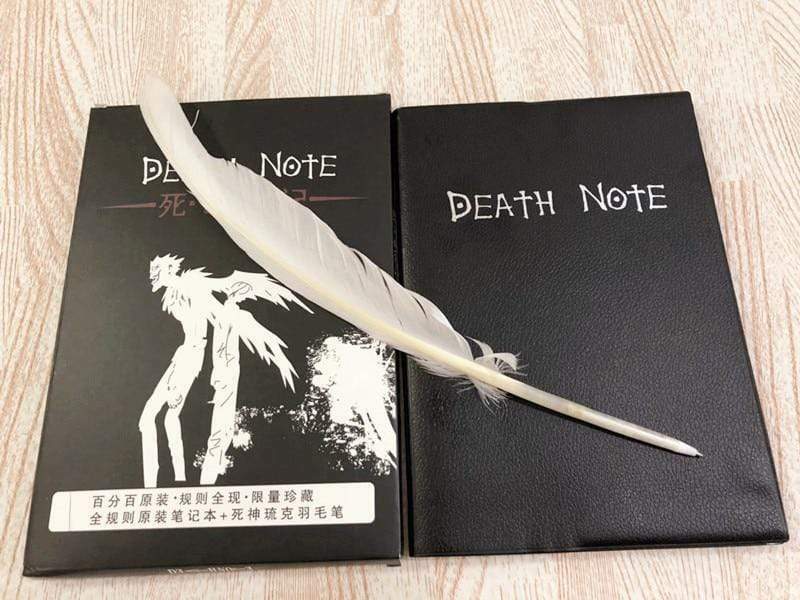 DEATH Note book & Feather Pen Writing Journal Anime Theme Cosplay Death Note