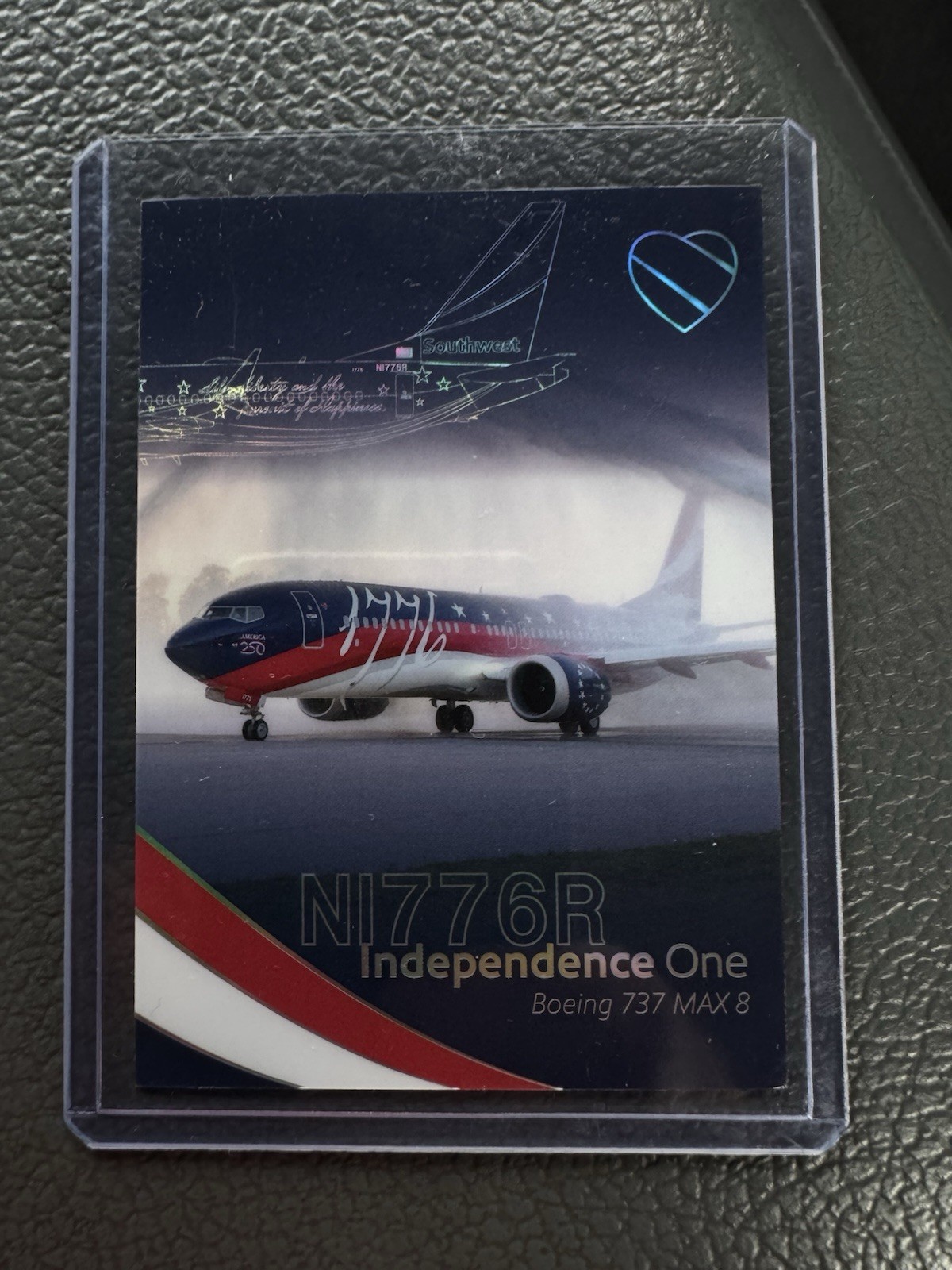 Southwest Airlines Independence One trading card 1776