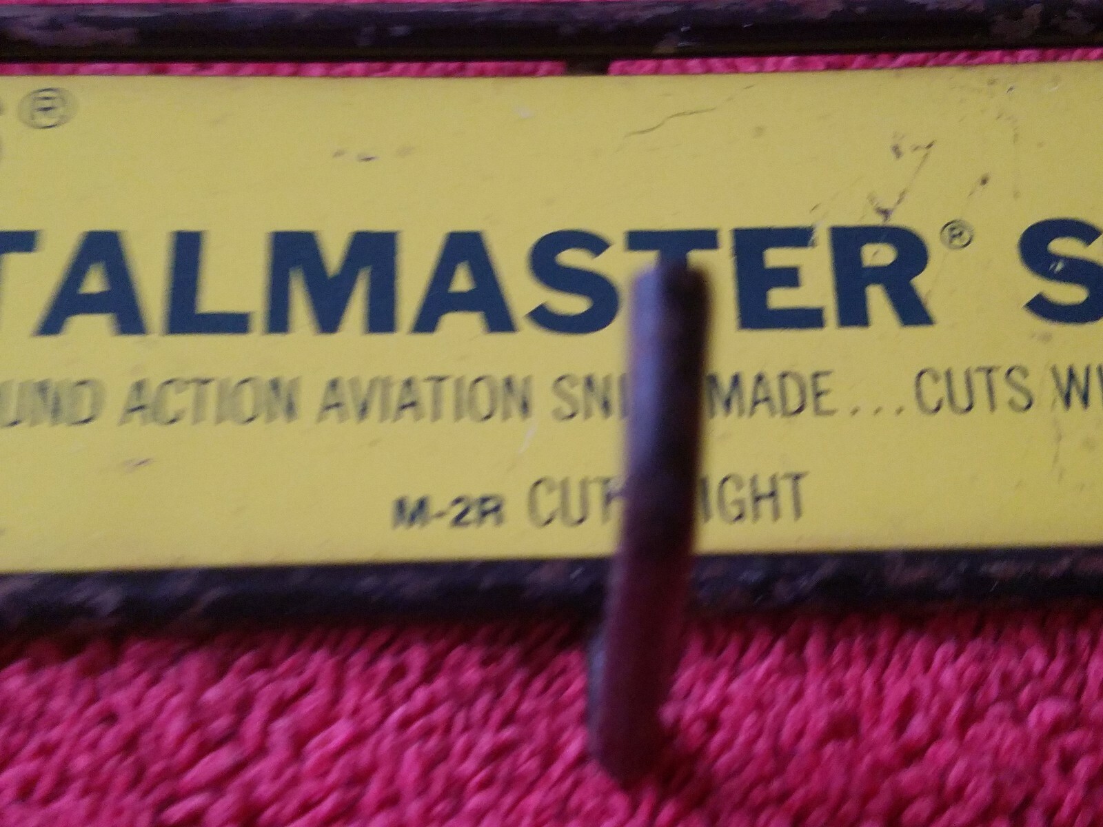 Vintage Wiss Metalmaster Snips Hanging Store Advertising Display USA