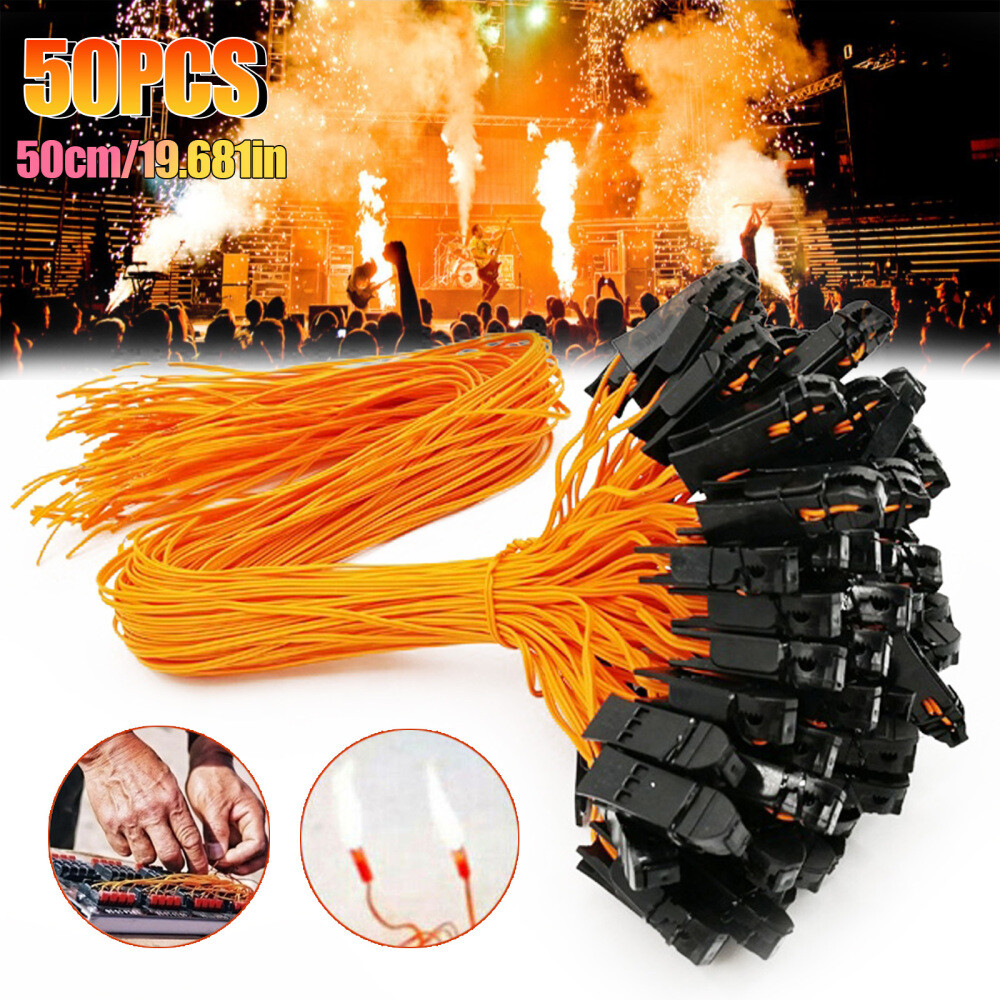50Pcs/lot 19.68in Electric Connecting Wire Clip On Talon for System Remote Stage