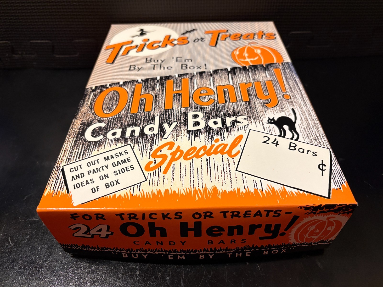 1950s Oh Henry (Halloween, variation #2) – Empty custom design display box