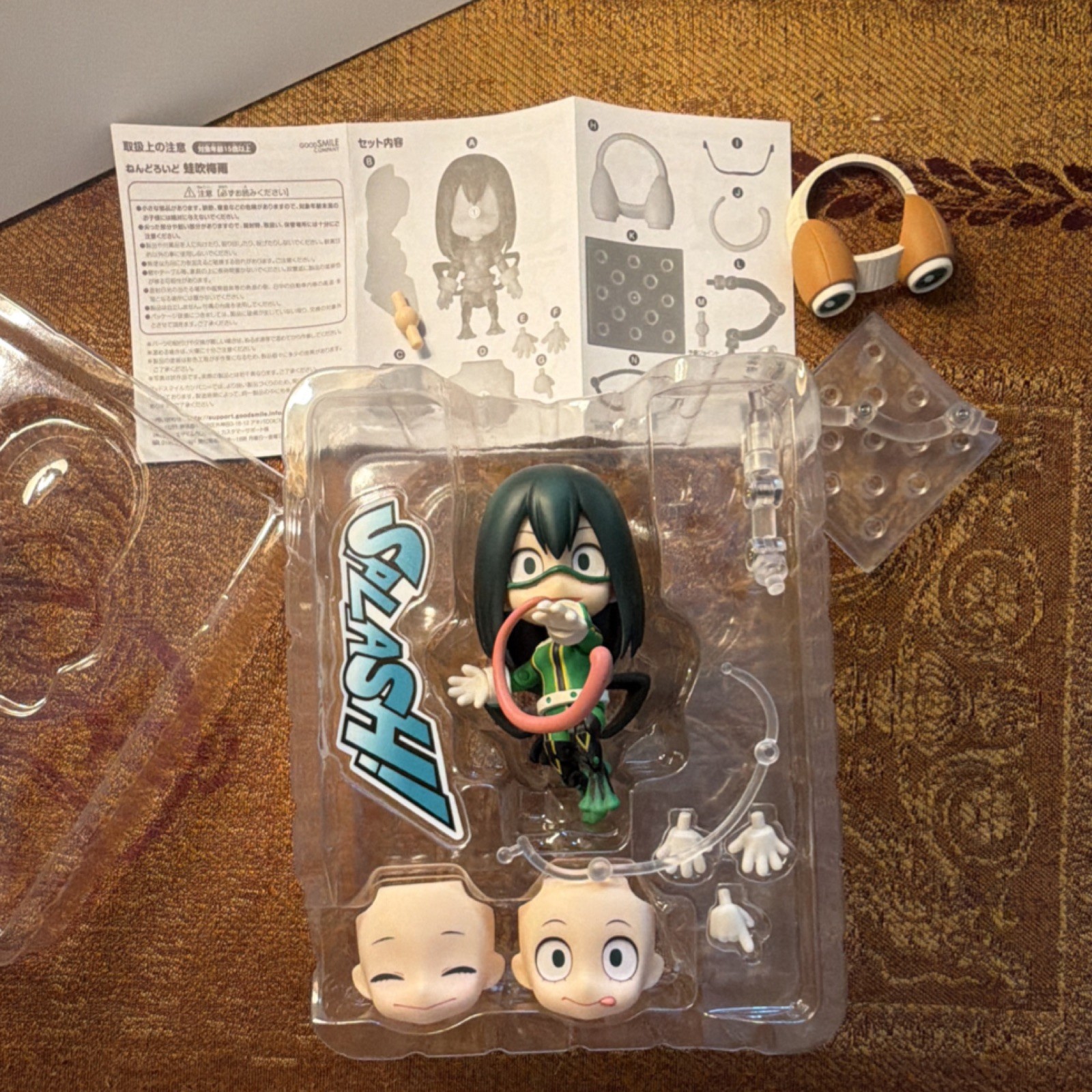 My Hero Academia Tsuyu Asui Nendroid 1272 complete used