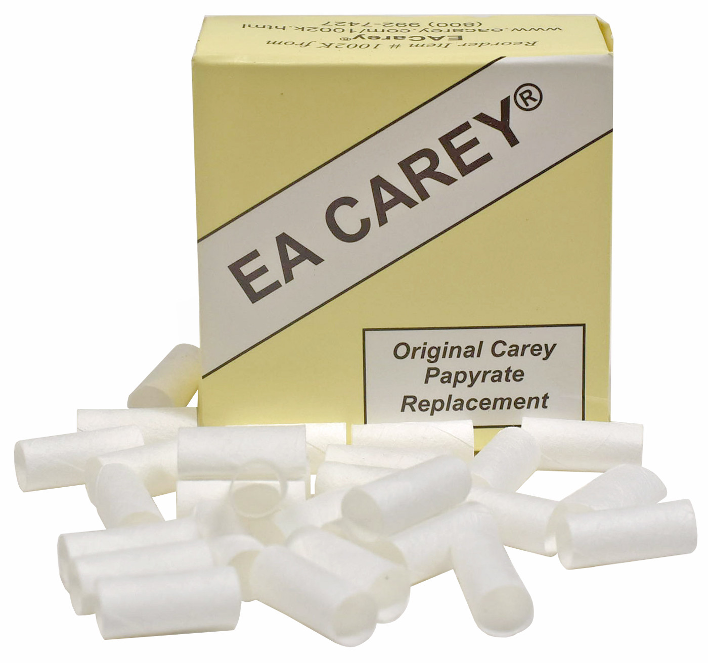 1 Box of 50 Carey Magic Inch Tobacco Pipe Papyrate „Papy“ Paper Filters – 1002K