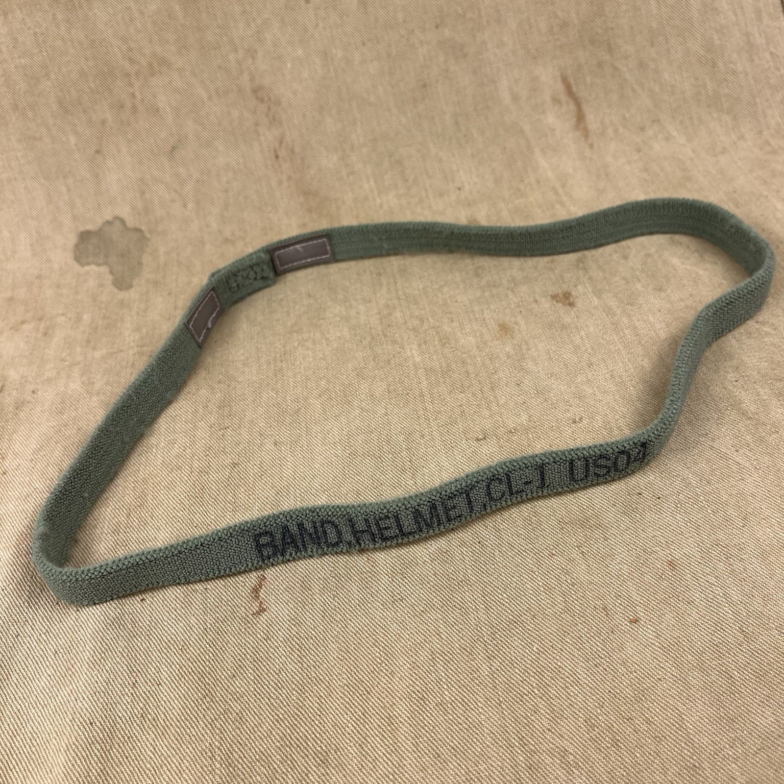 Original PASGT or ACH Elastic Helmet Band CL-1 US04 Green Surplus US Army