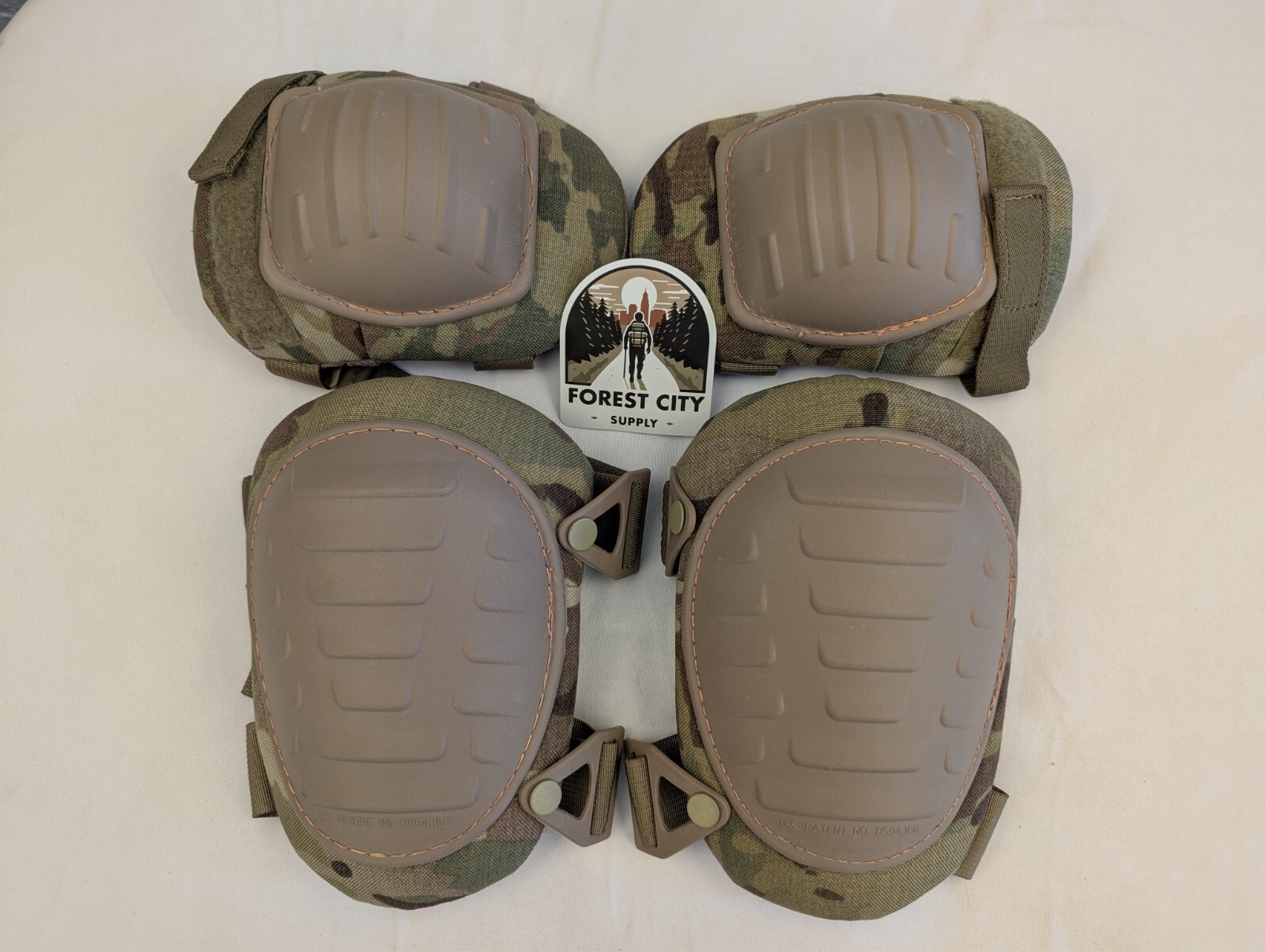 Very Good – OCP Multicam Combat Knee & Elbow Pads COMPLETE SET