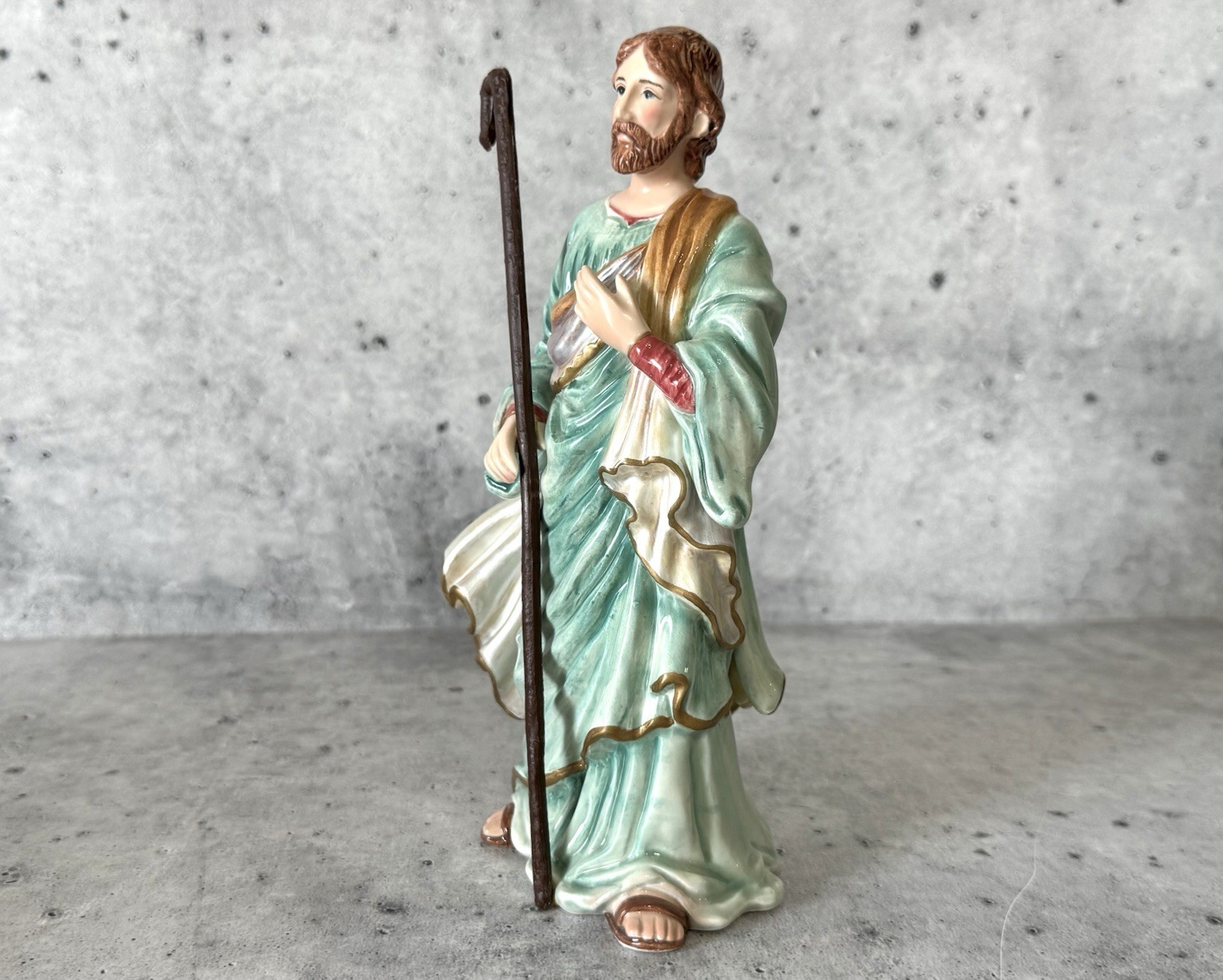 Fitz & Floyd Nativity Joseph Figurine 9.5″ 19/200 In Box Mint Cond