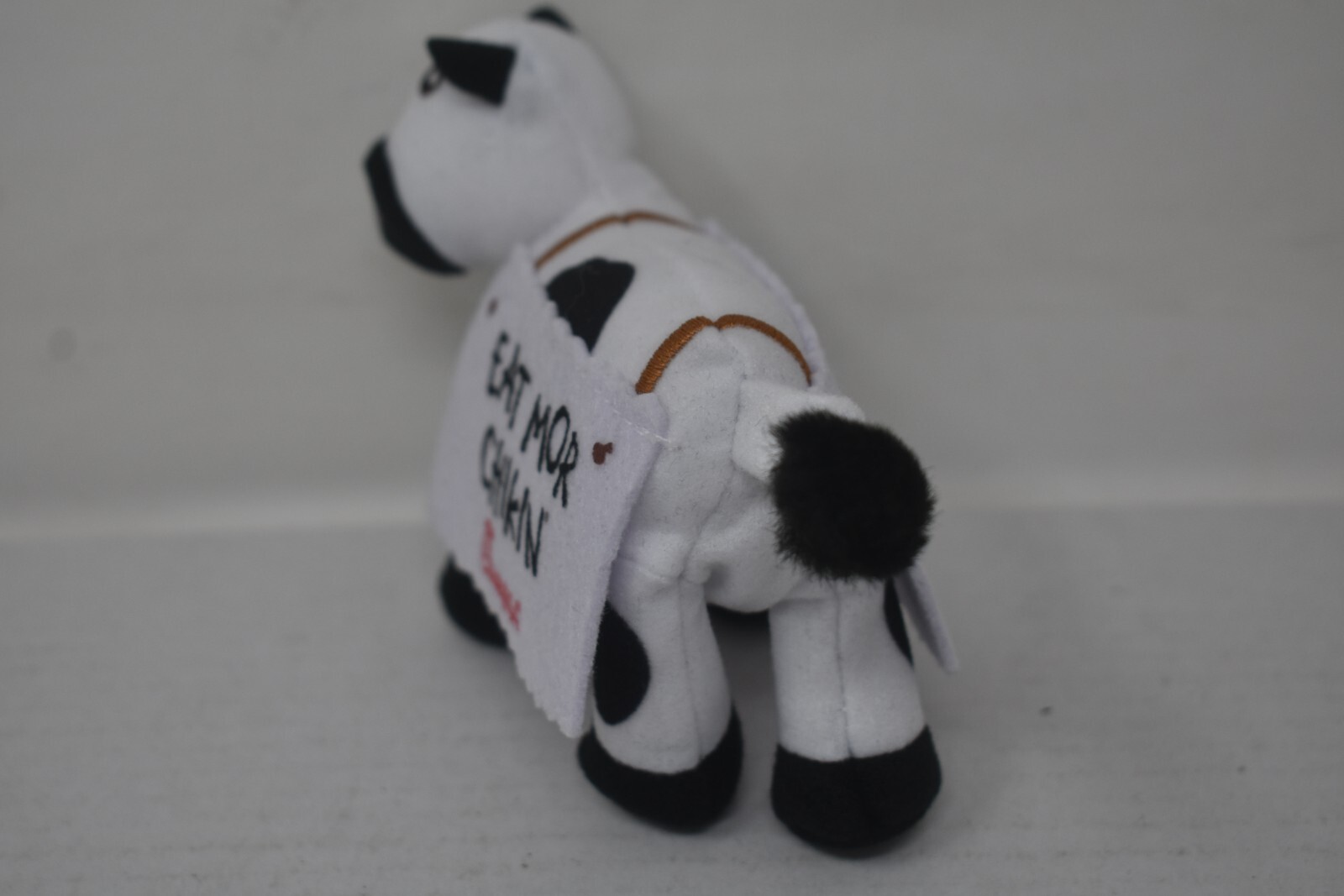 Chick-Fil-A Cow Plush Standing 6″ Eat Mor Chikin Promotional 2024 Kids Meal Toy
