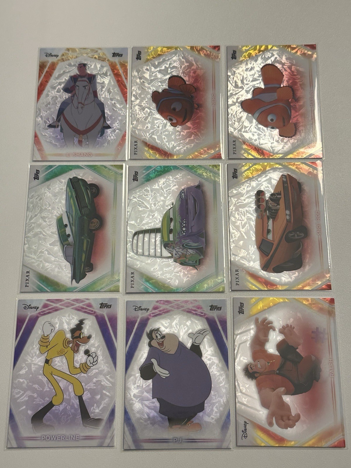 2026 Topps Disney Neon – Snow Caps Parallel – Complete Your Set