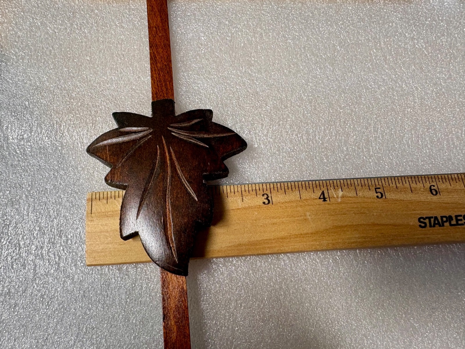 German Cuckoo Clock Pendulum in Walnut Finish