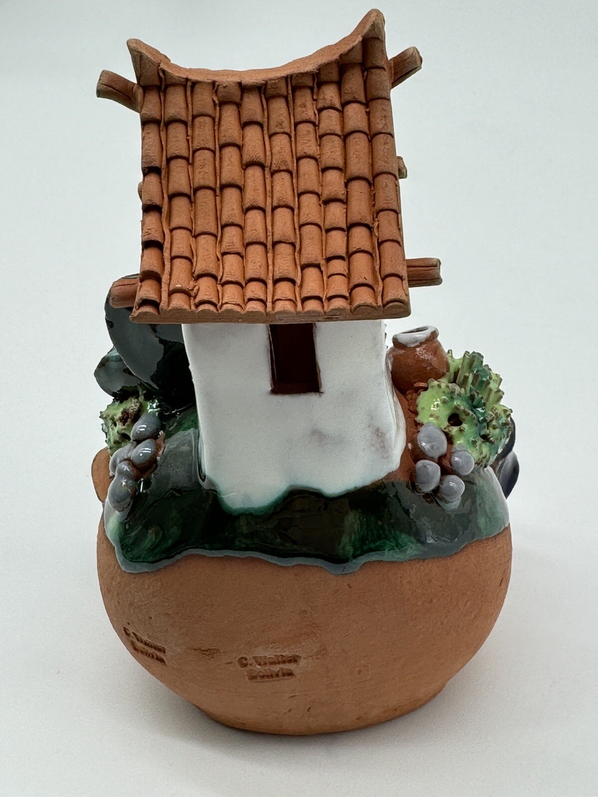 G Walter Handmade Ceramic Nativity Scene Tilinchos Mini People Bolivia Vintage