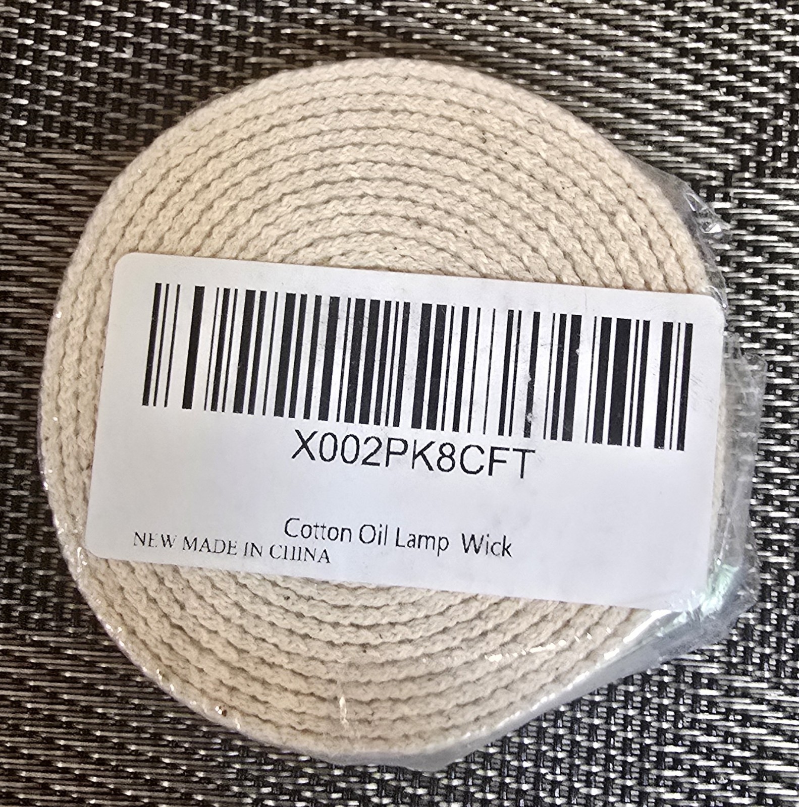 Flat Cotton Oil Lantern/Lamp Wick 3/4″ Inch, 6.5′