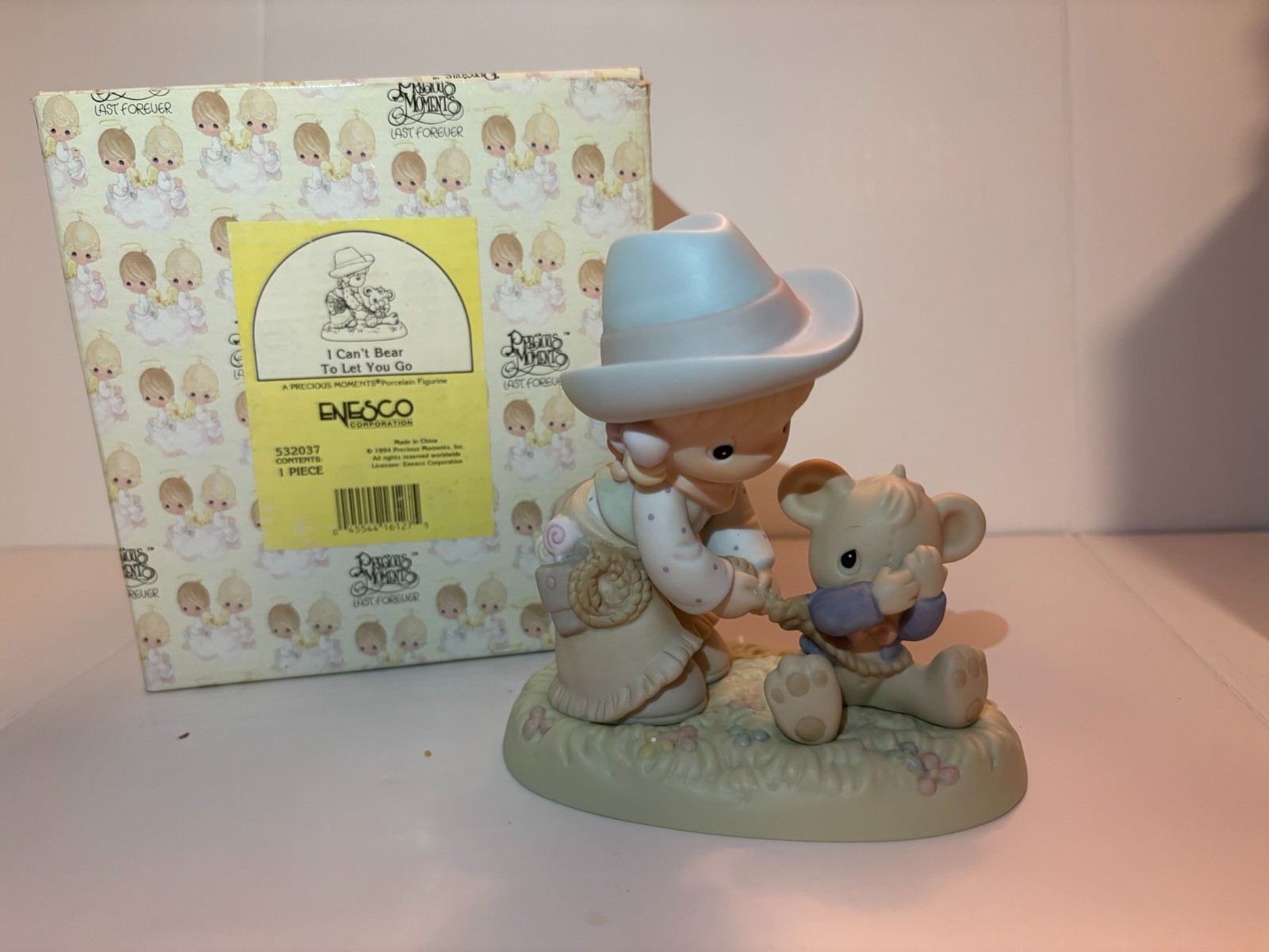 Precious Moments 1994 I Can’t Bear To Let You Go #532037 Excellent Condition