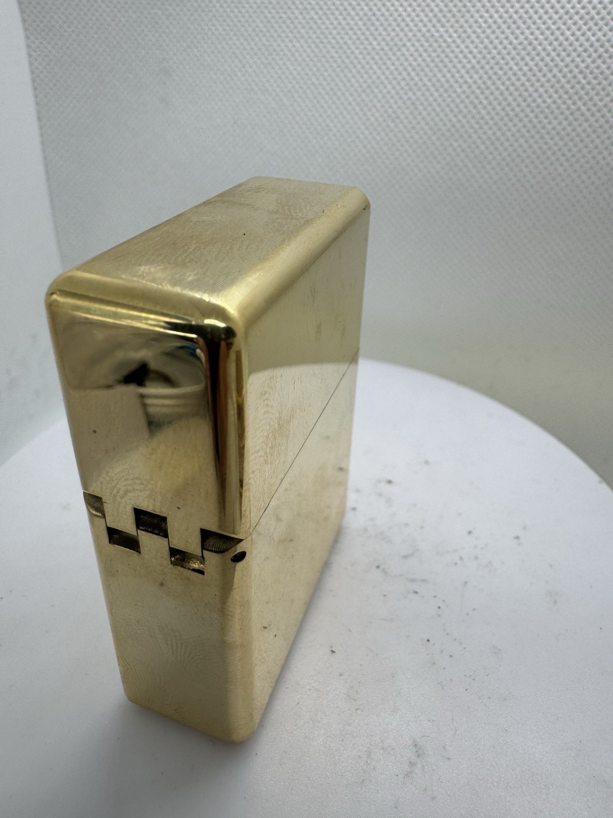 CNC Machined Lighter: The „Tank“-Solid Brass. Fuel-Saving Zippo Insert.