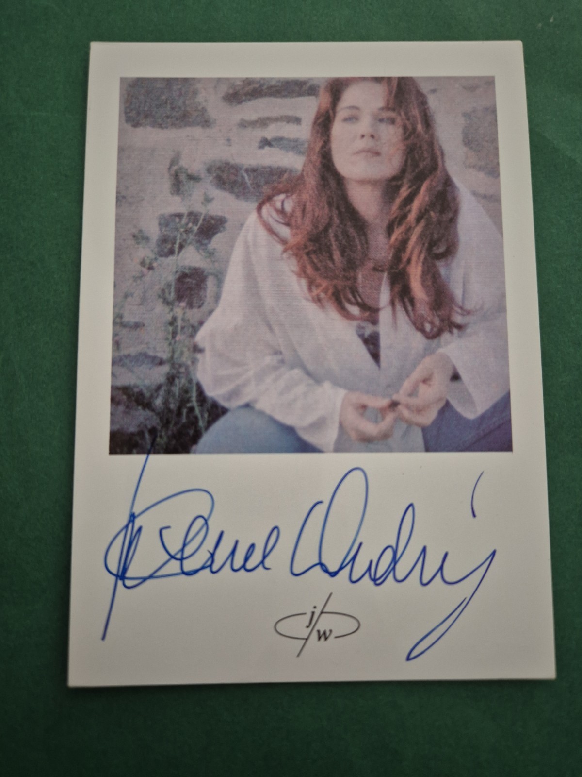 Juliane Werding, music, autograph card