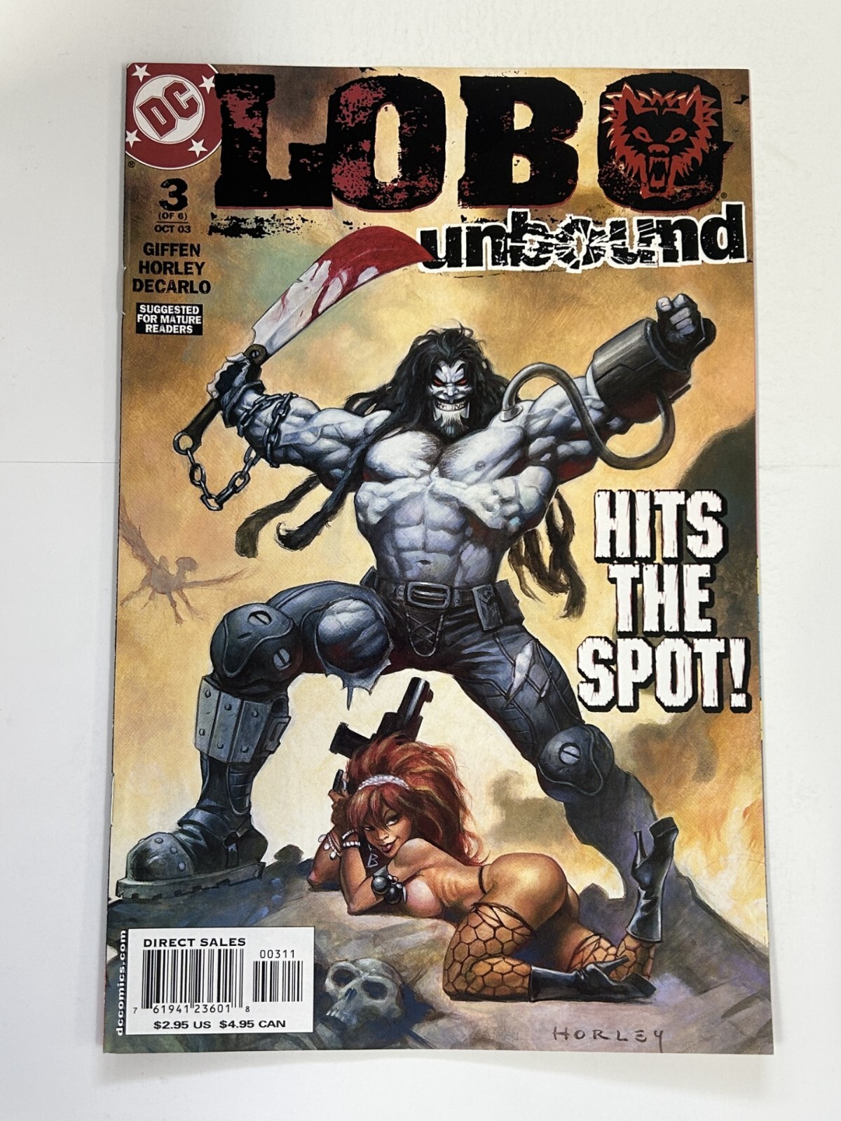 LOBO UNBOUND #3 NEAR MINT 2003 DC COMICS b-358
