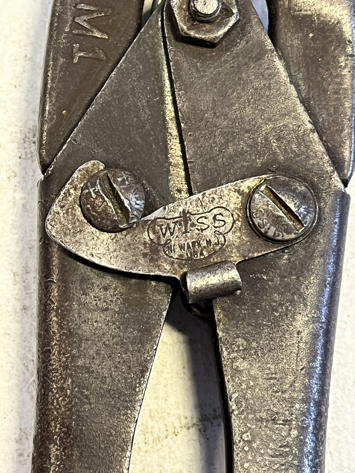 Vintage WISS M1 Tin Snips Sheet Metal Master Scissors Forged Steel USA