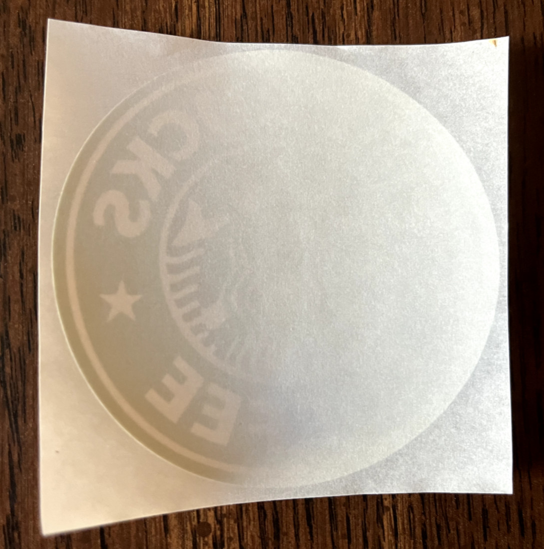 Authentic Starbucks Coffee Sticker Retired Logo – 3 inch round