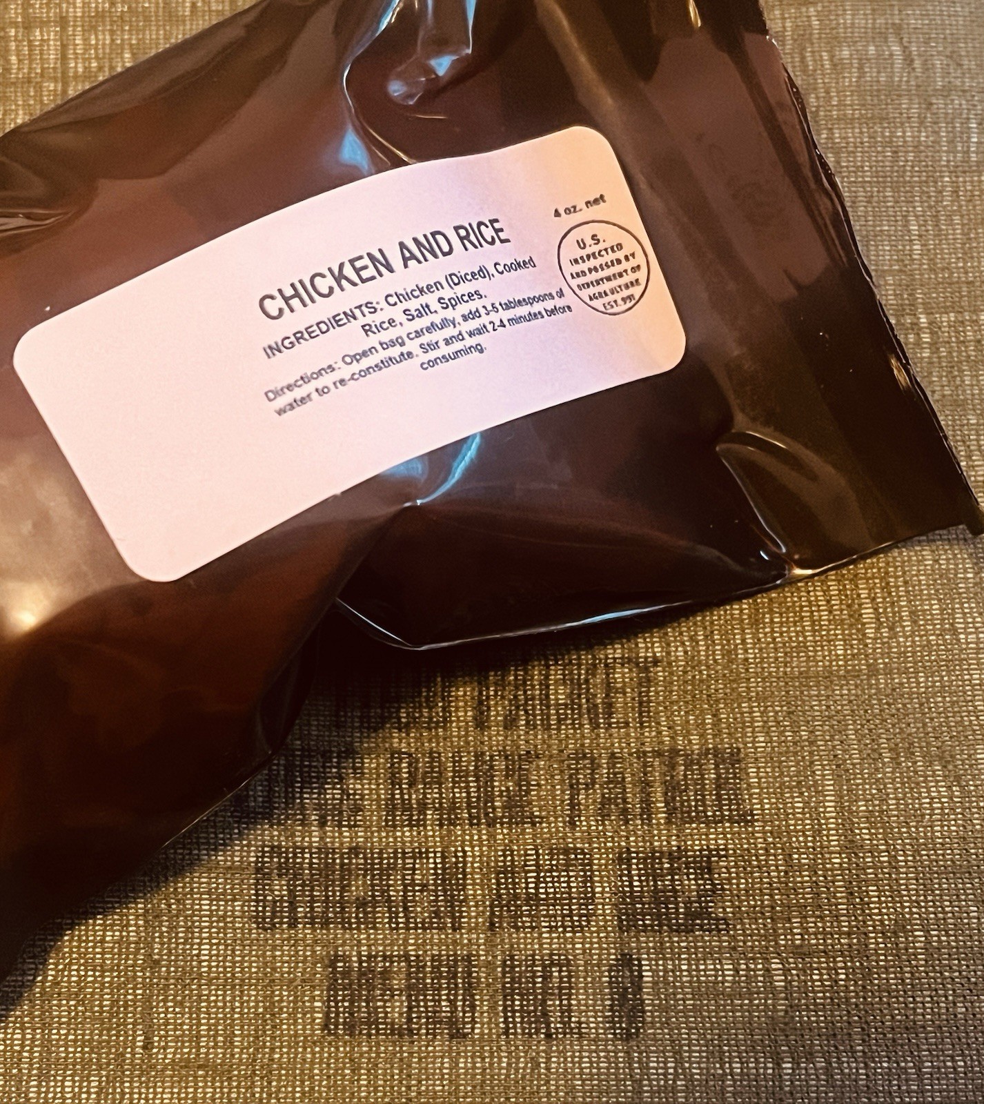 Vietnam Long Range Patrol Ration – Fully Edible And Refillable Ration Kit