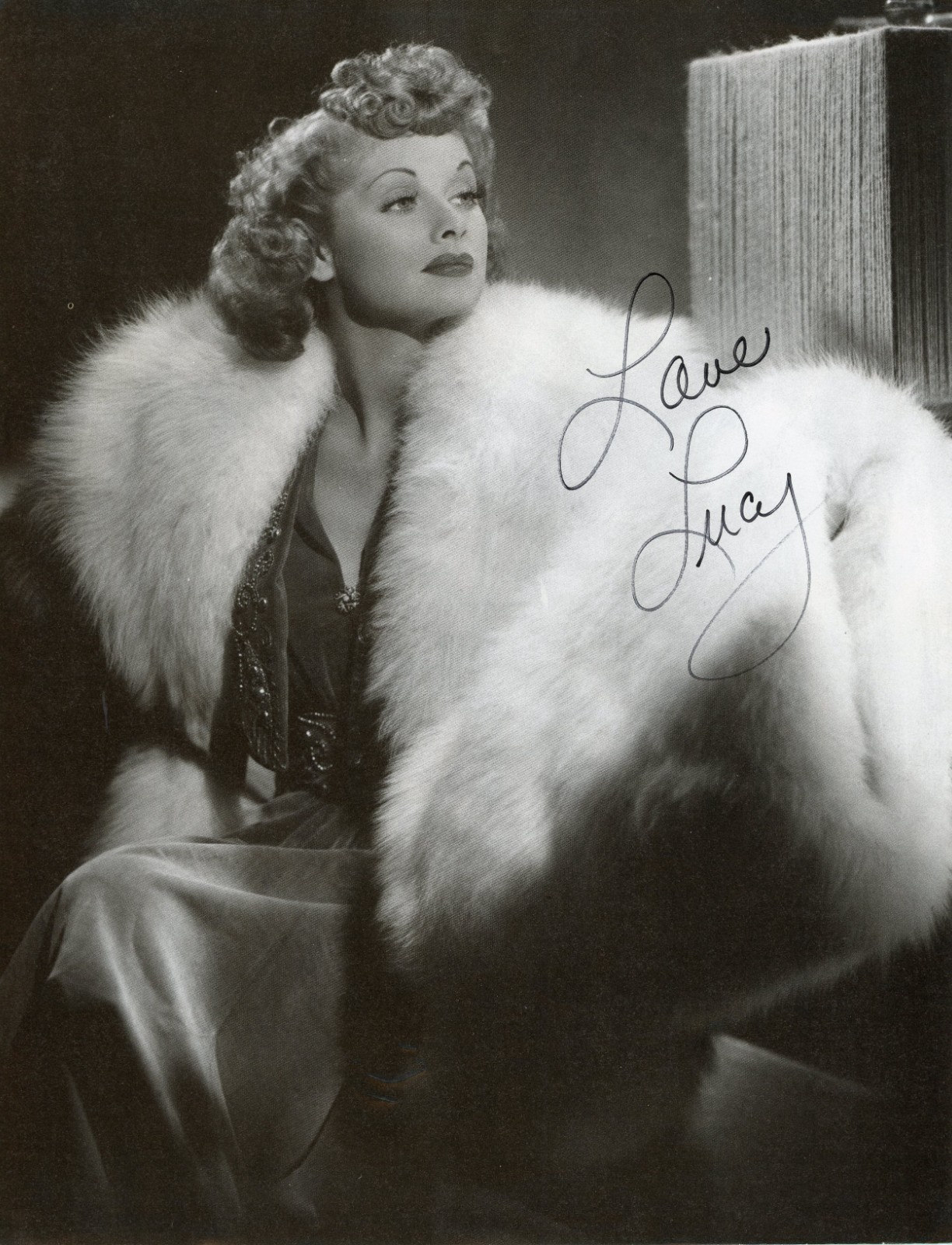 Lucille „Lucy“ Ball ~ Signed Autographed Book Page Photograph ~ JSA LOA