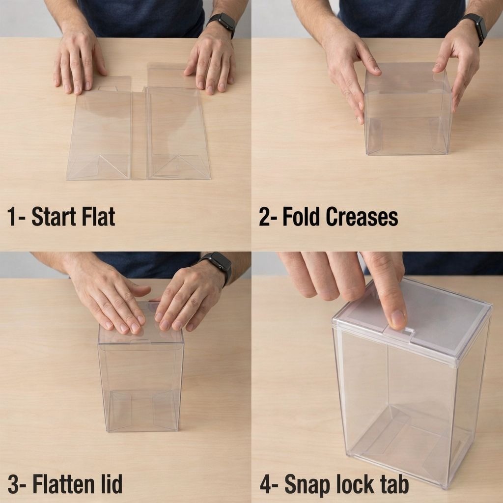 Bulk Lot 5–100 Clear 4” Figure Protector Cases Compatible With Funko Pop