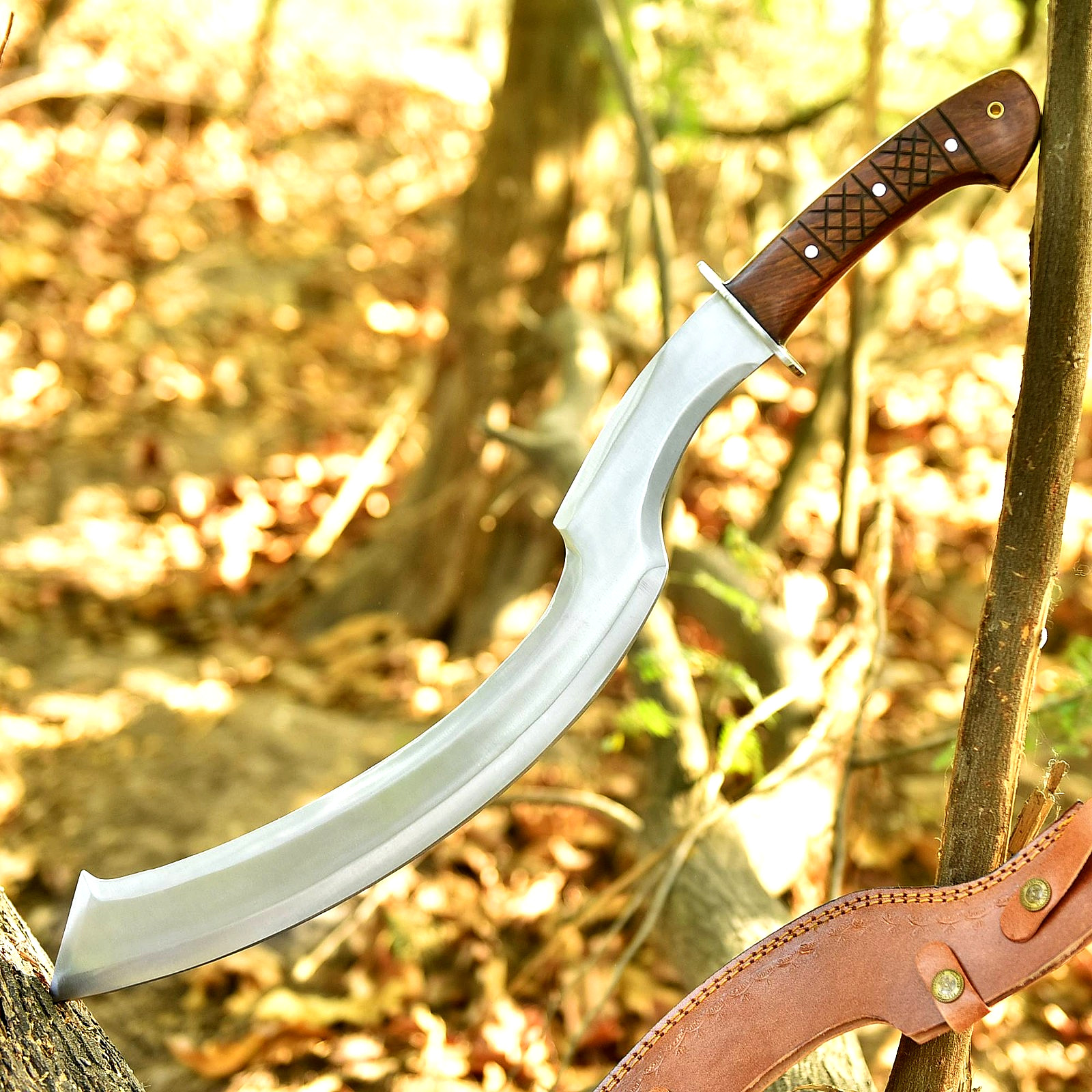 Custom HanMade Egyptian khopesh Sword Forge High Carbon Steel Blade UU 22