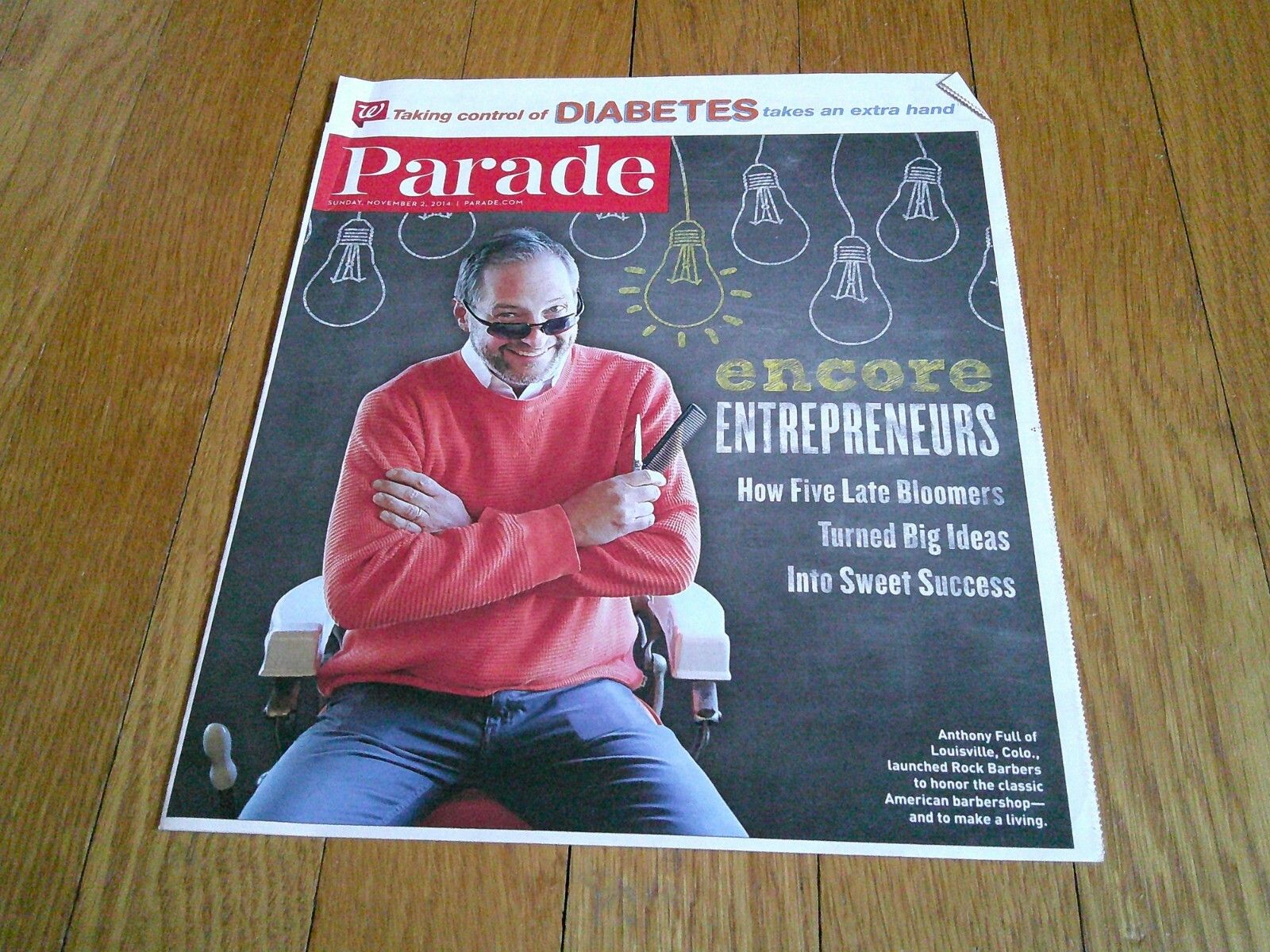 2014 Entrepreneurs Article Newspaper Parade Magazine TINY interview Taylor Swift