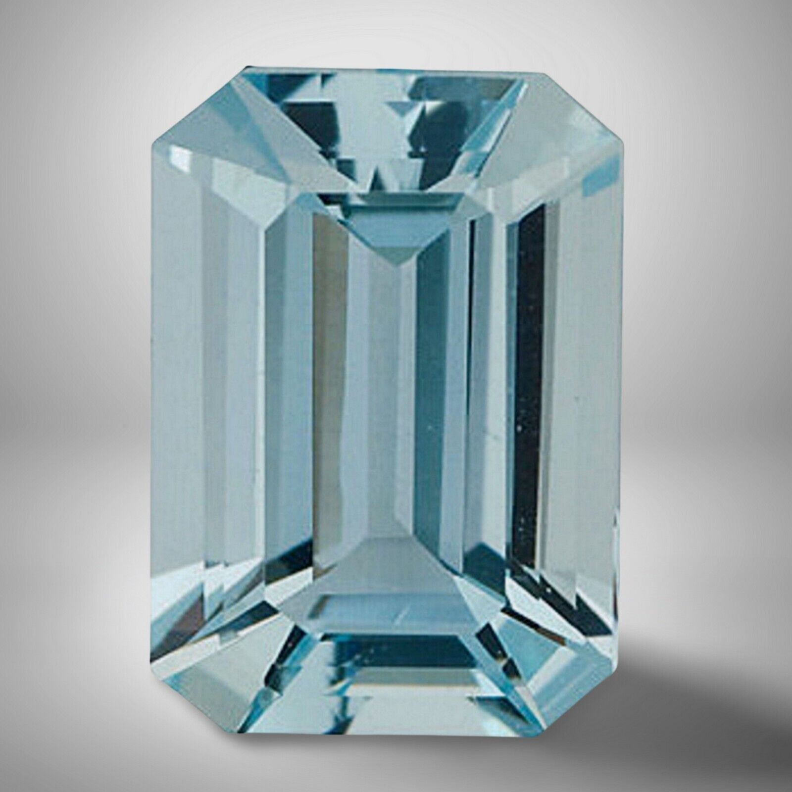 Aquamarine Octagon Cut Gemstone 5 Cts – 12×10 mm VVS Precious Jewelry Gem