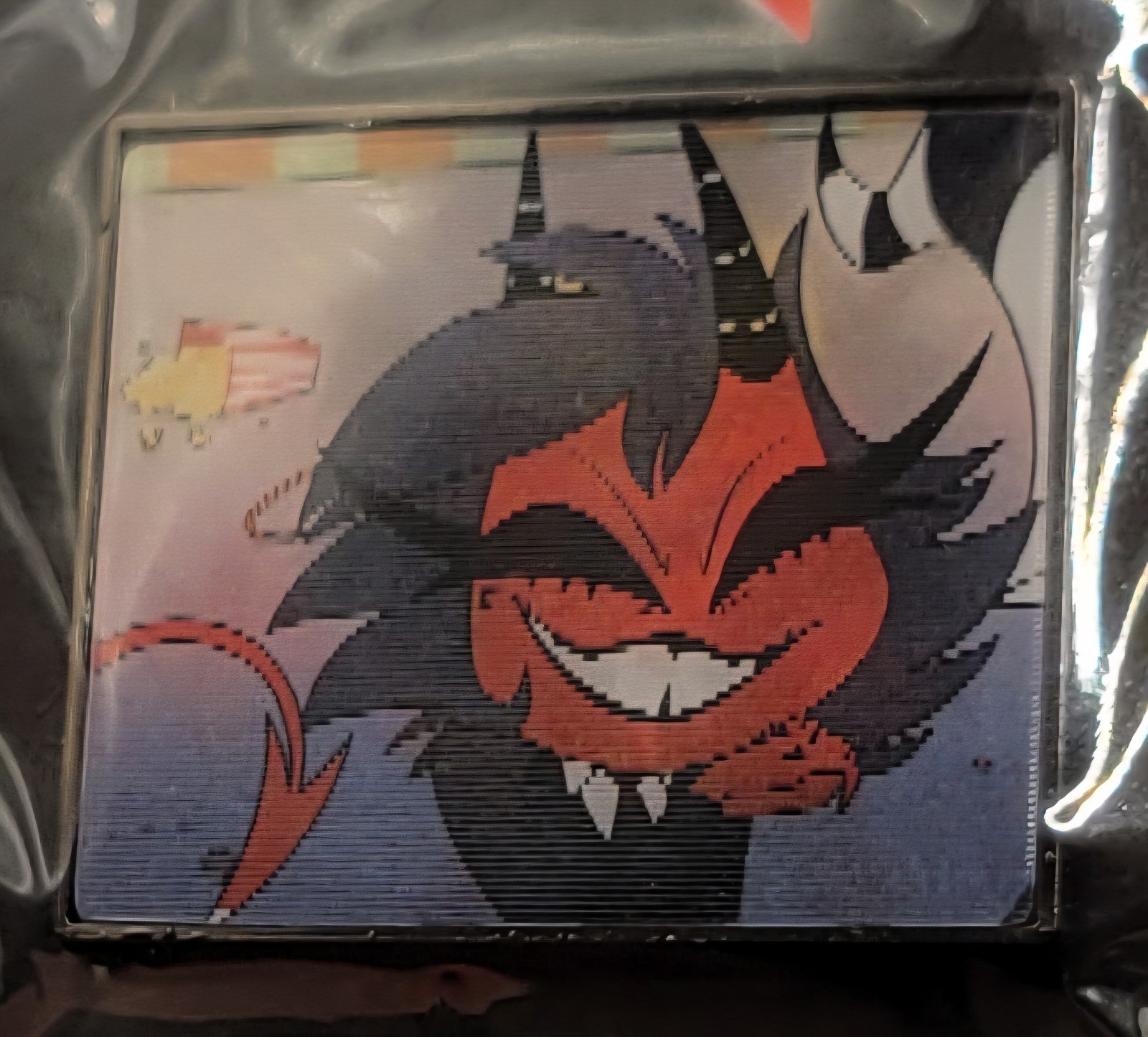 Helluva Boss Millie Says YES! Lenticular Pin Vivziepop Sharkrobot Shark Robot