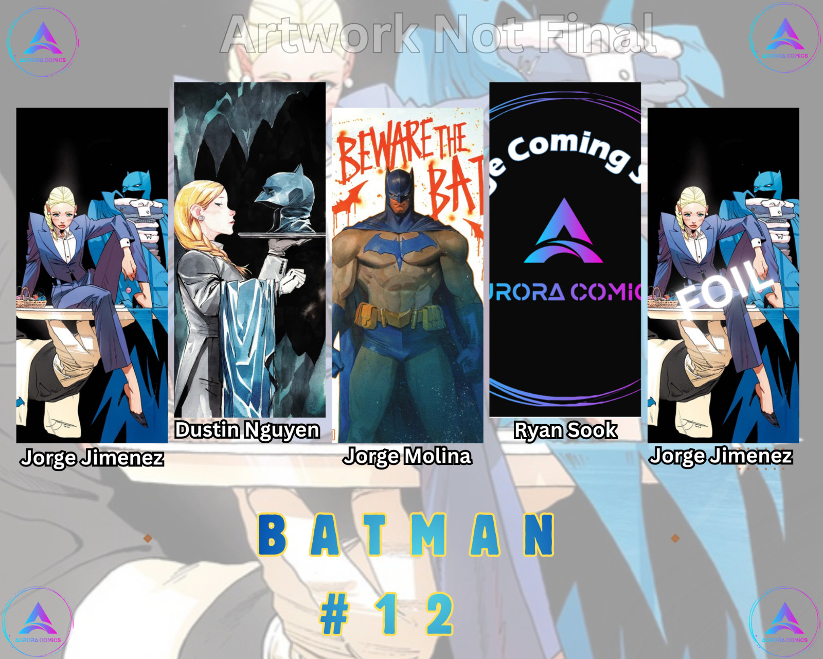 🟣Batman #12 (5 Book set) Presale 8/5/26 (FOC 7/13/26)